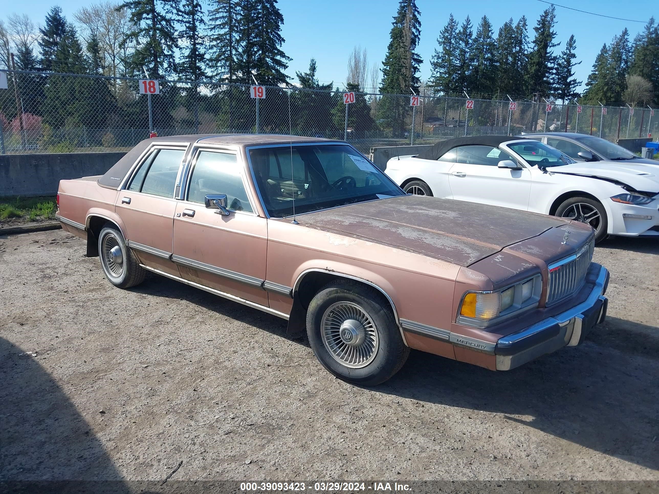 MERCURY GRAND MARQUIS 1991 2mecm74f5mx631700