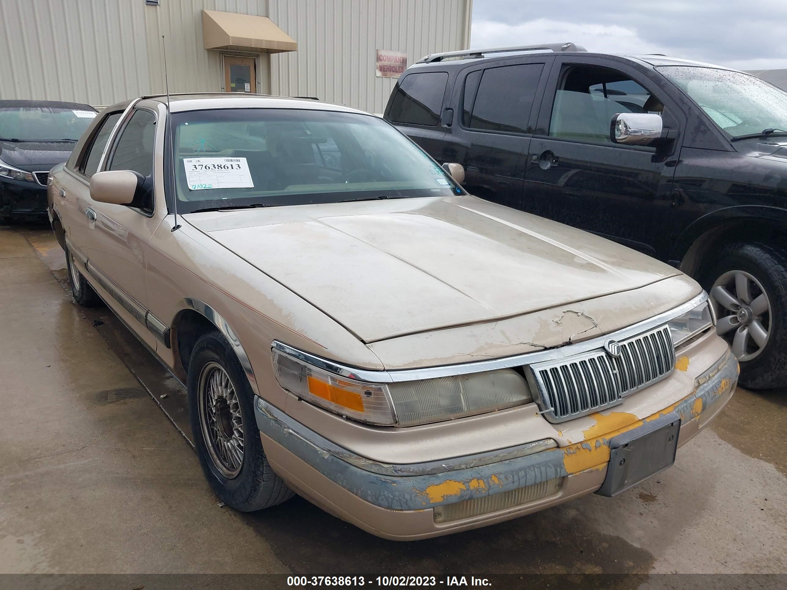 MERCURY GRAND MARQUIS 1992 2mecm75w2nx732578