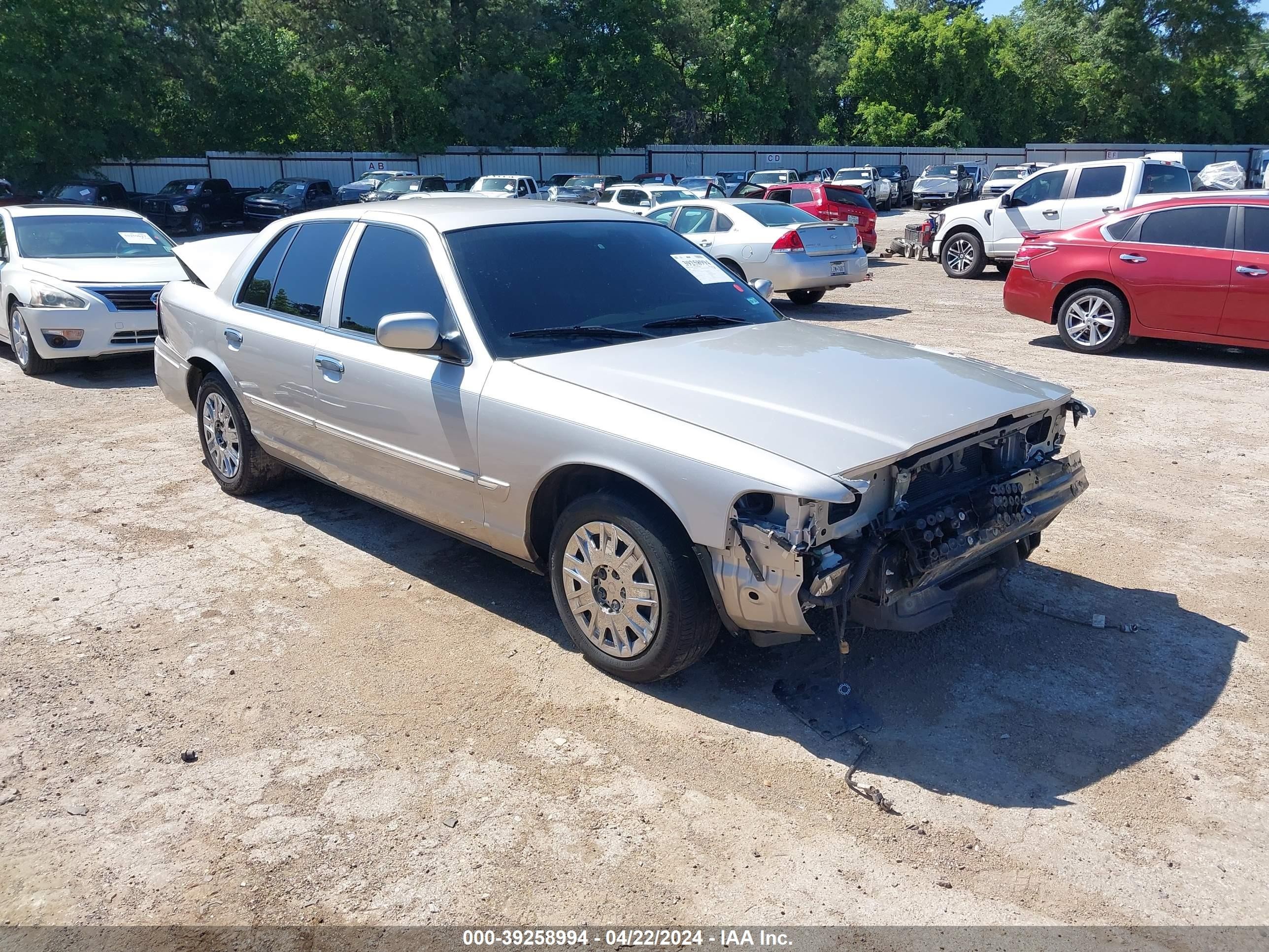 MERCURY GRAND MARQUIS 2008 2mefm74v18x611003