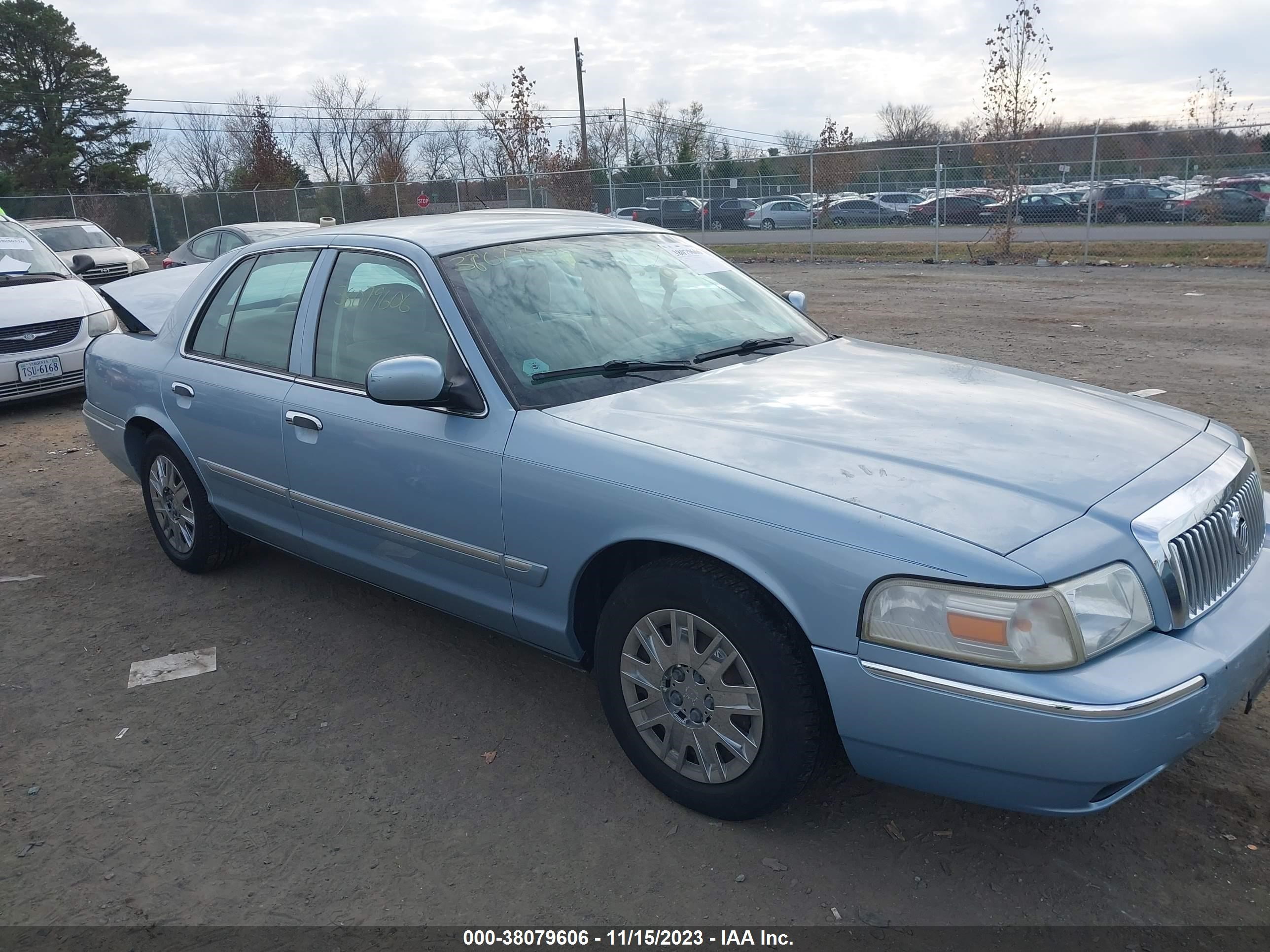 MERCURY GRAND MARQUIS 2007 2mefm74v27x617245