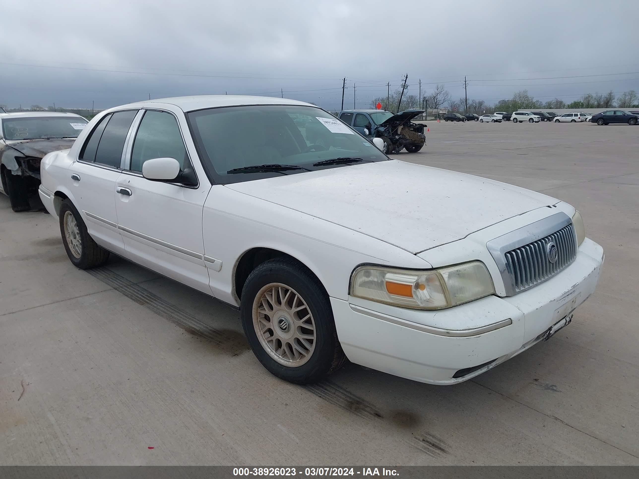 MERCURY GRAND MARQUIS 2007 2mefm74v37x629050