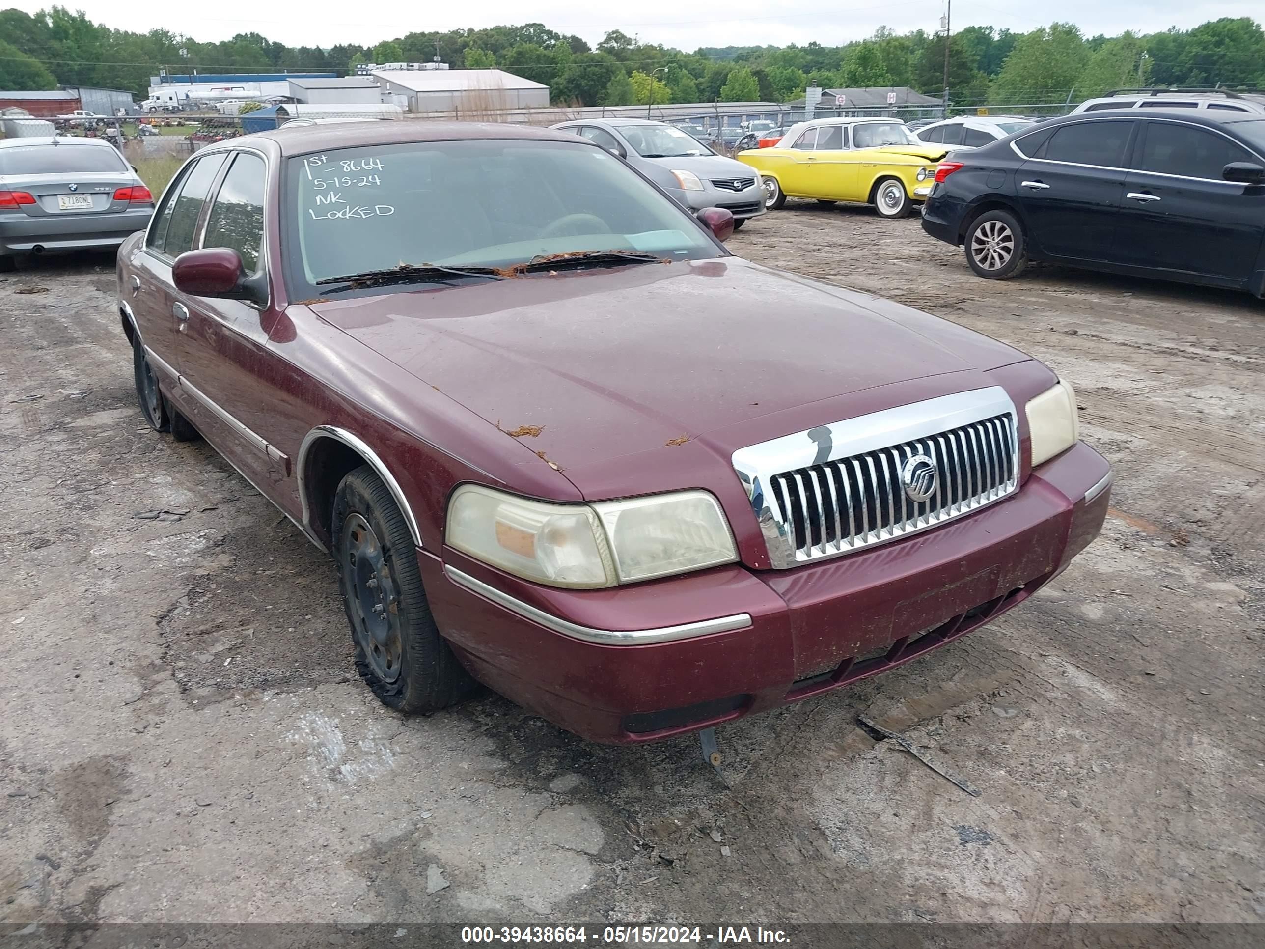 MERCURY GRAND MARQUIS 2007 2mefm74v47x609566