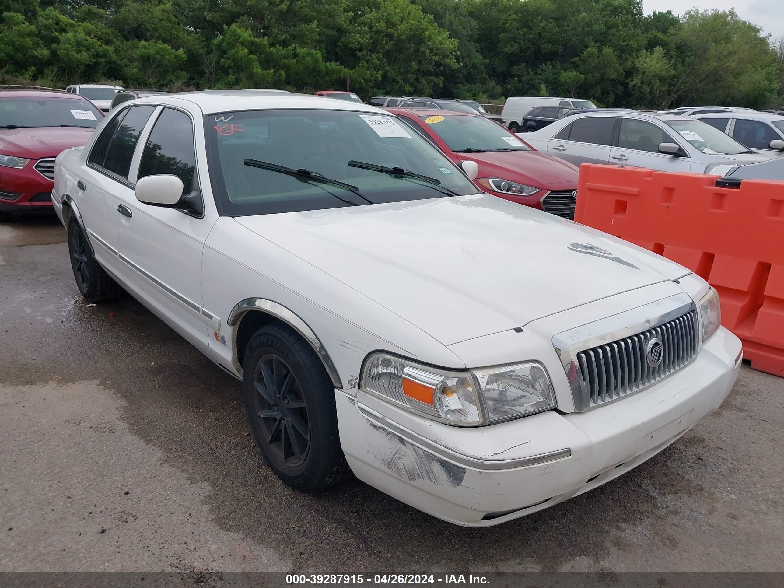 MERCURY GRAND MARQUIS 2008 2mefm74v58x603227