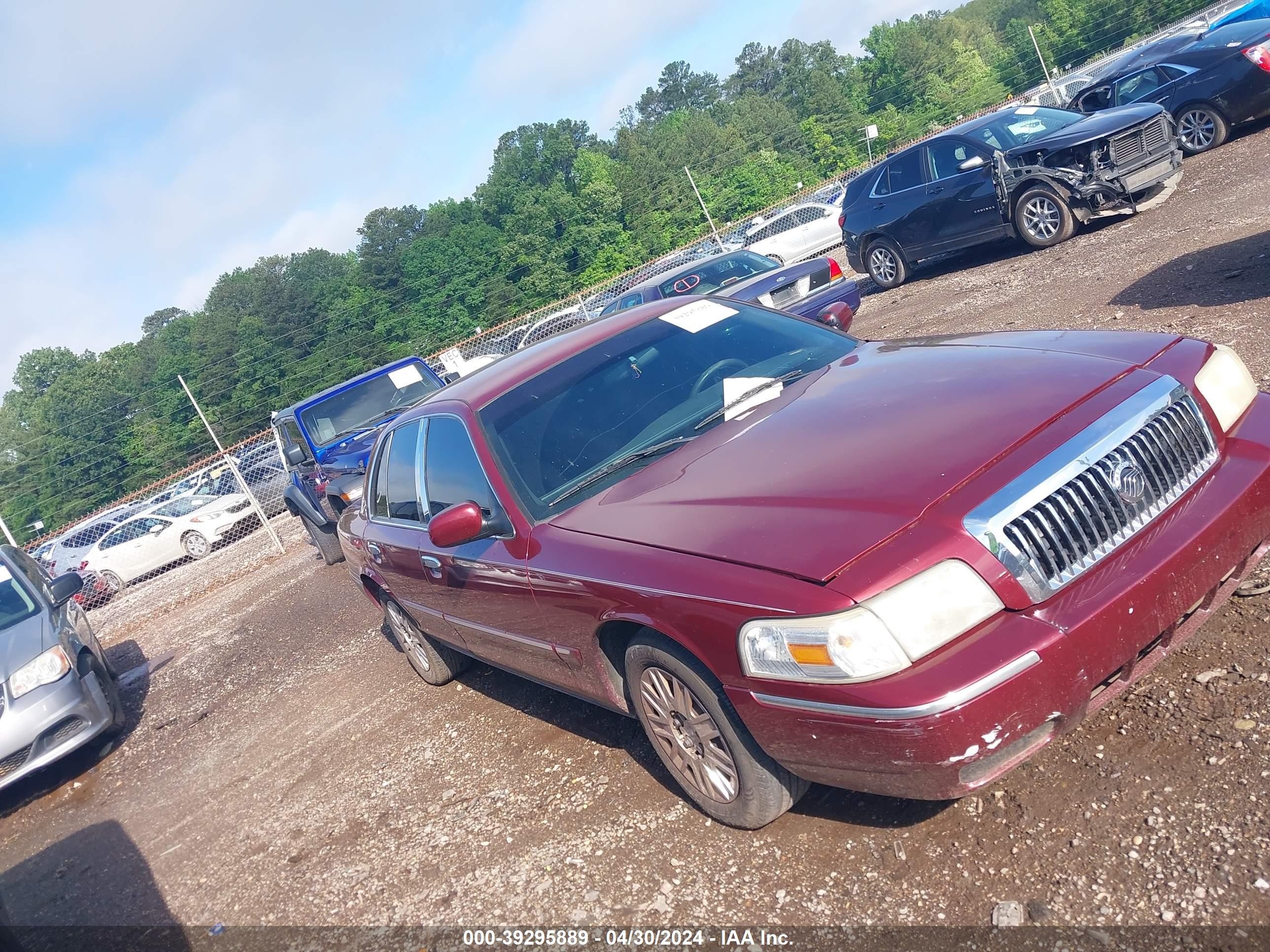 MERCURY GRAND MARQUIS 2007 2mefm74v97x617873