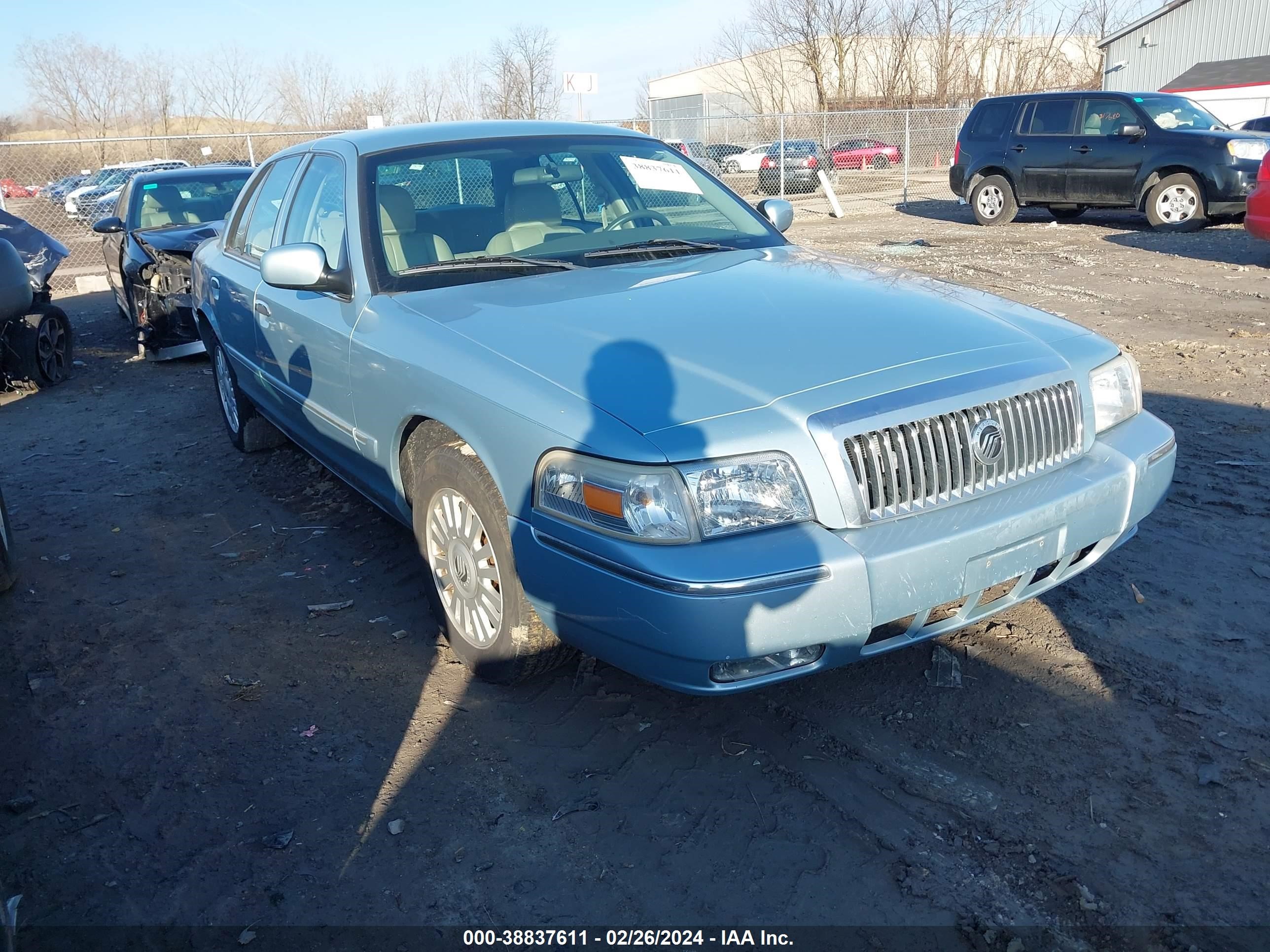 MERCURY GRAND MARQUIS 2008 2mefm74v98x616725