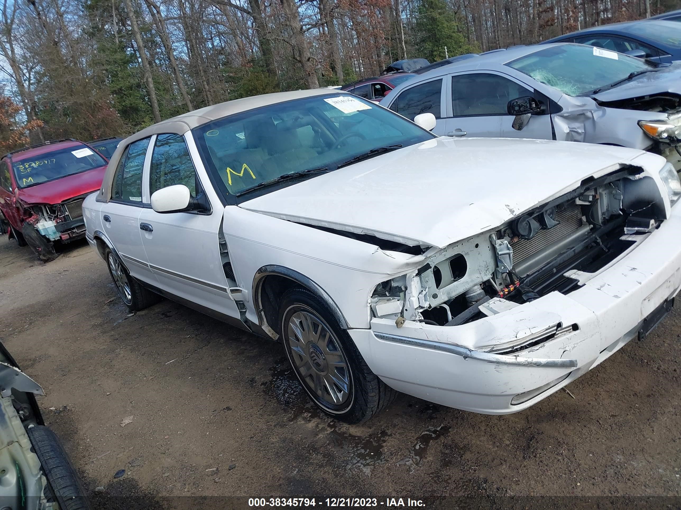 MERCURY GRAND MARQUIS 2006 2mefm74w36x602874