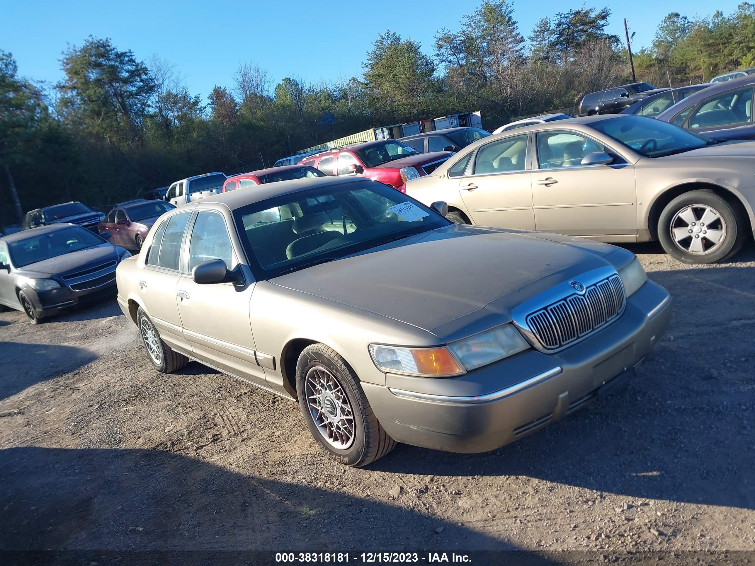 MERCURY GRAND MARQUIS 2001 2mefm74w71x691793