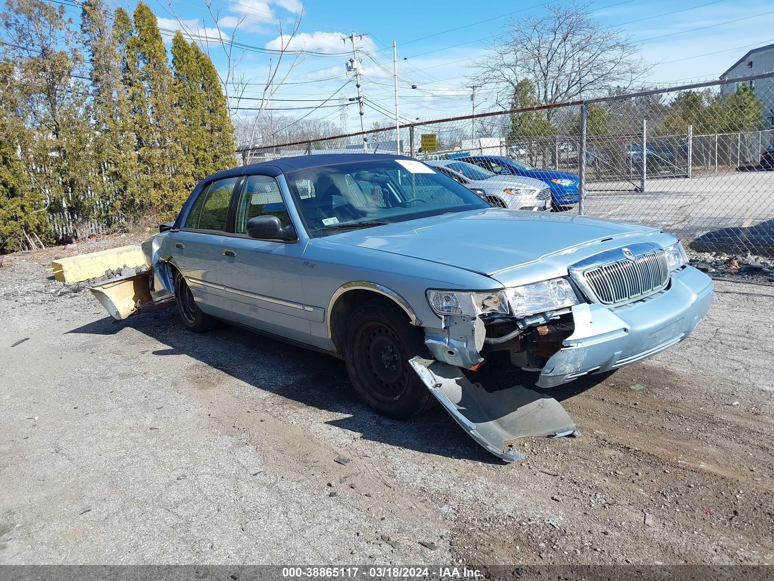 MERCURY GRAND MARQUIS 2001 2mefm74w81x678552