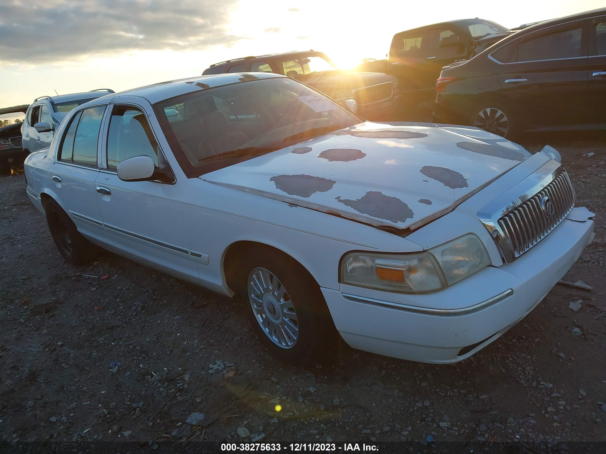 MERCURY GRAND MARQUIS 2008 2mefm75v18x605698