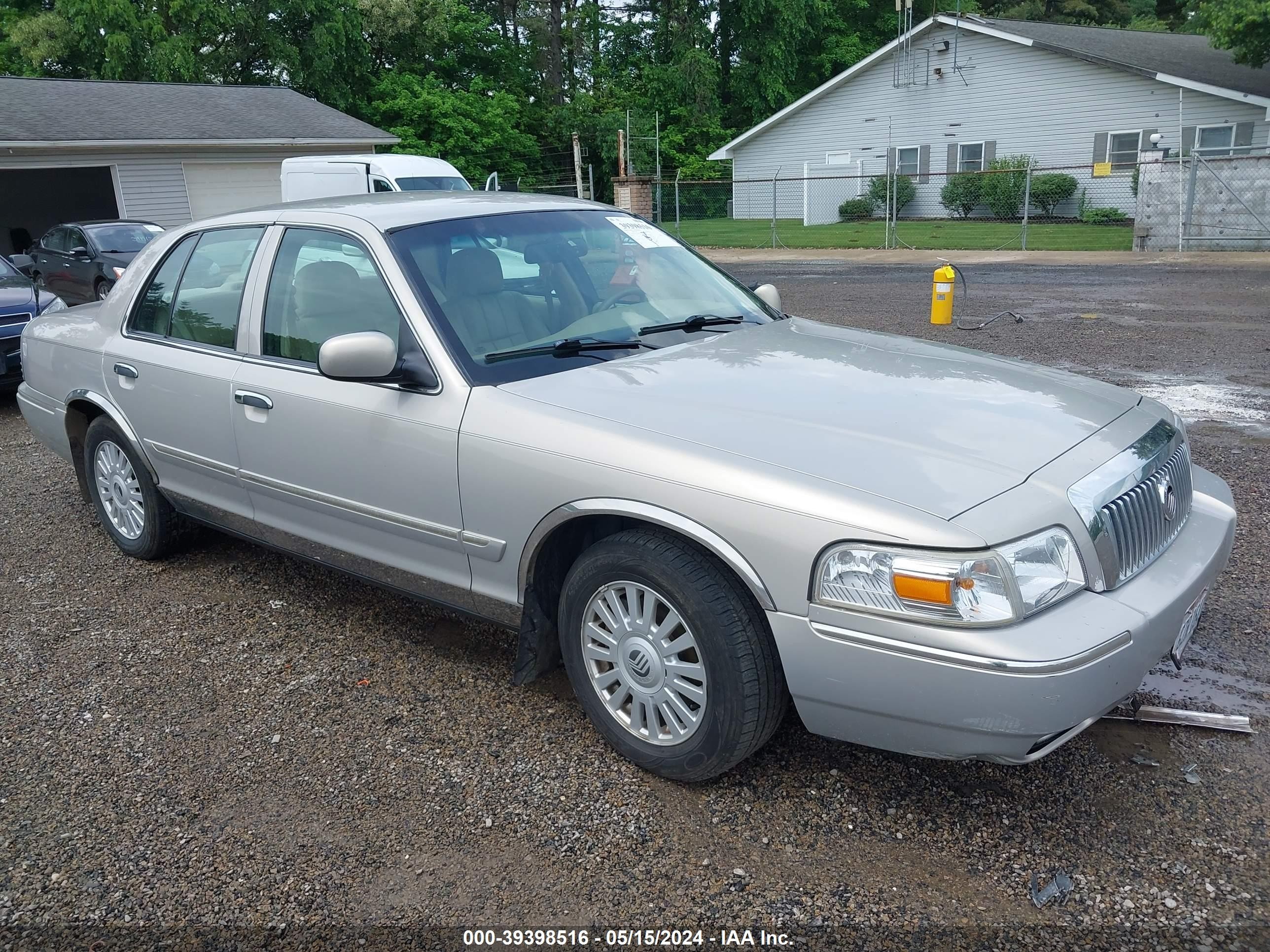 MERCURY GRAND MARQUIS 2007 2mefm75v27x629880