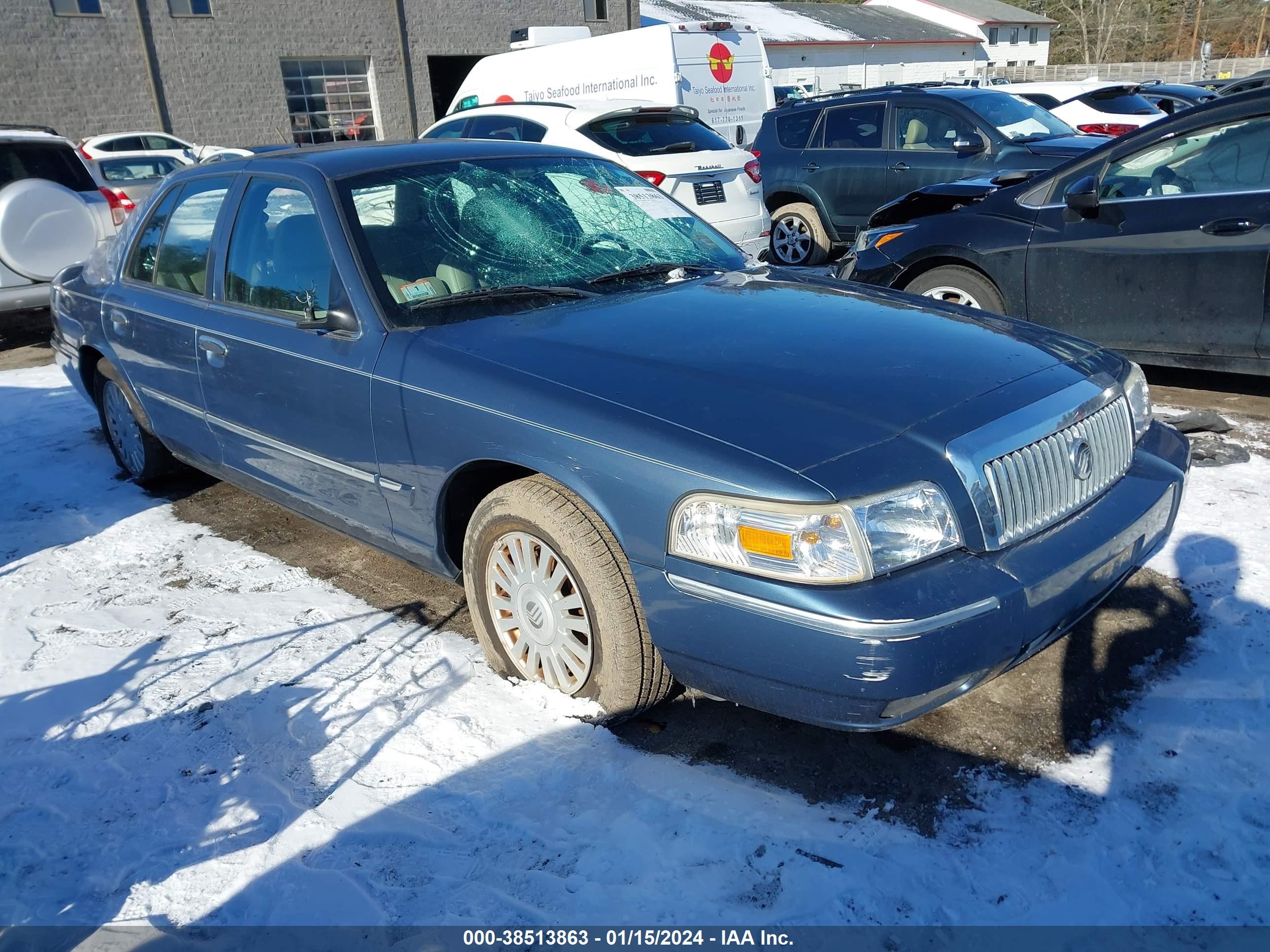 MERCURY GRAND MARQUIS 2008 2mefm75v28x611980