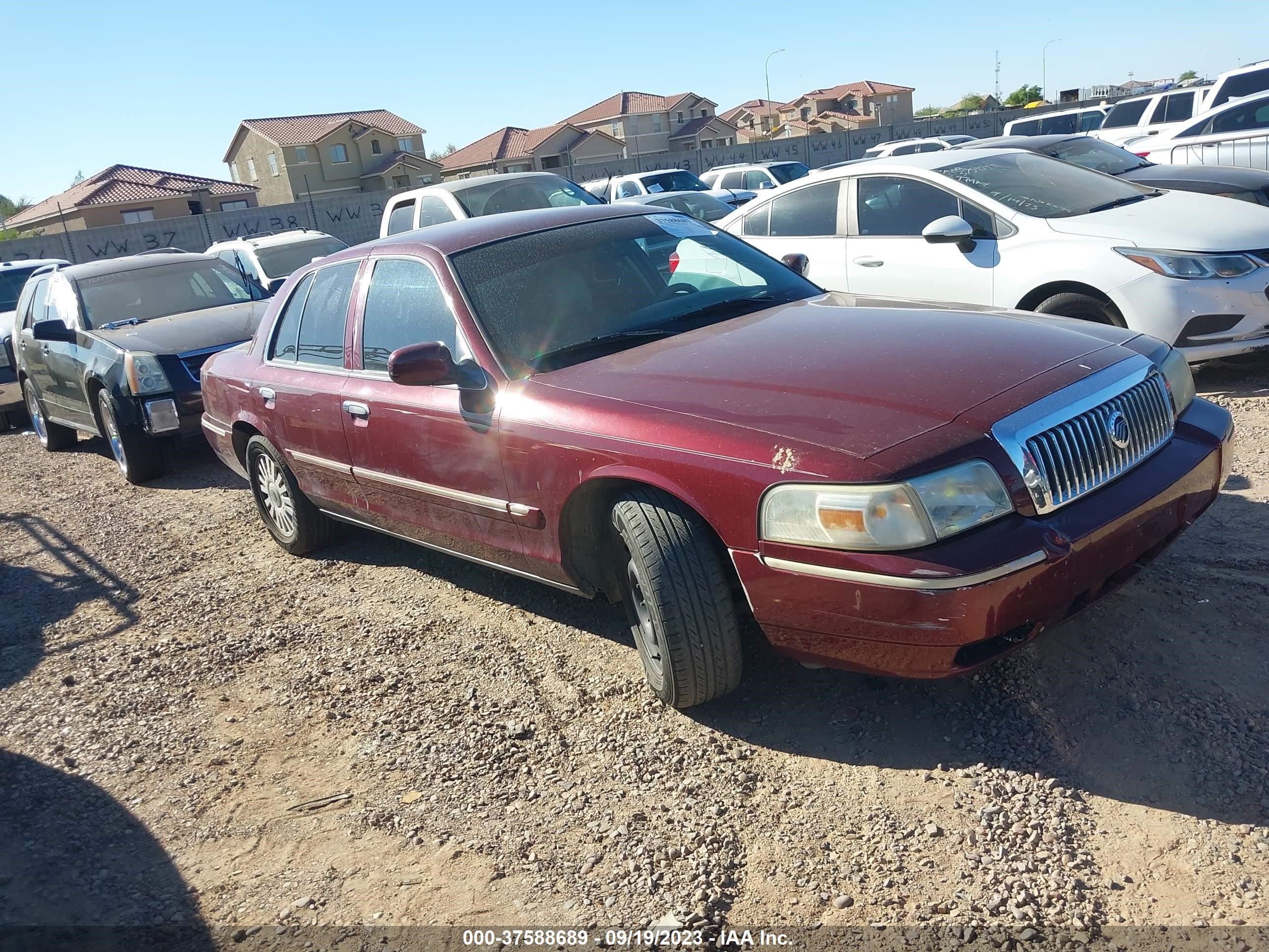 MERCURY GRAND MARQUIS 2008 2mefm75v48x622625