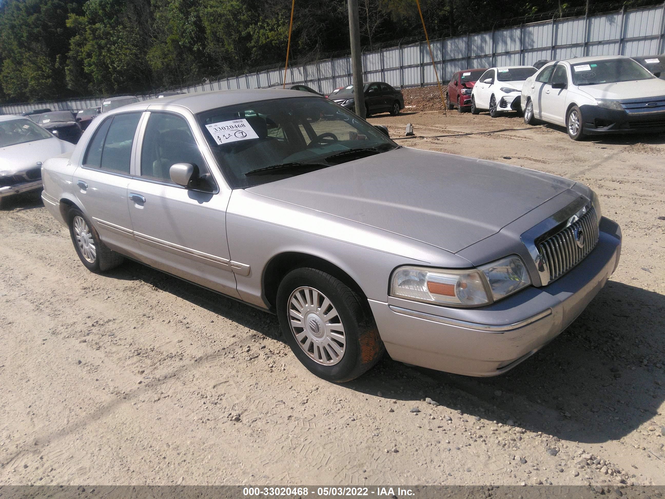 MERCURY GRAND MARQUIS 2007 2mefm75v67x623824