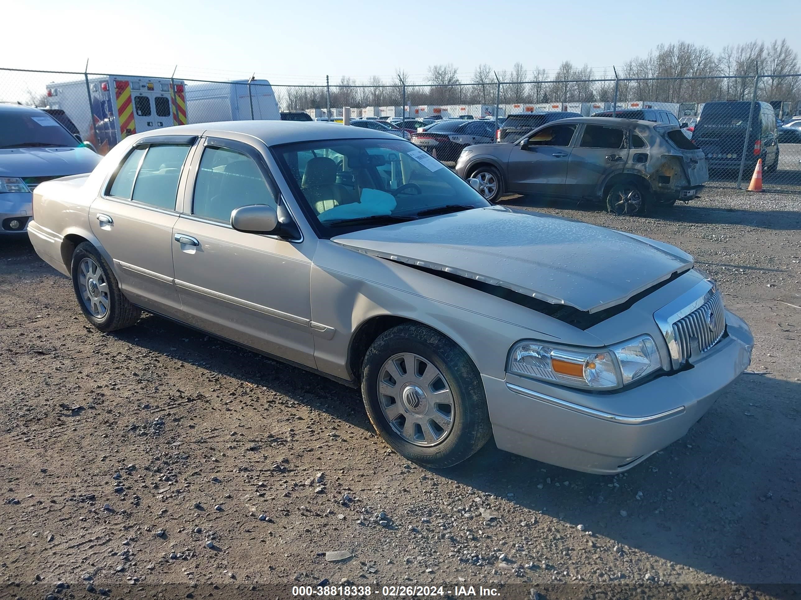 MERCURY GRAND MARQUIS 2008 2mefm75v68x627258