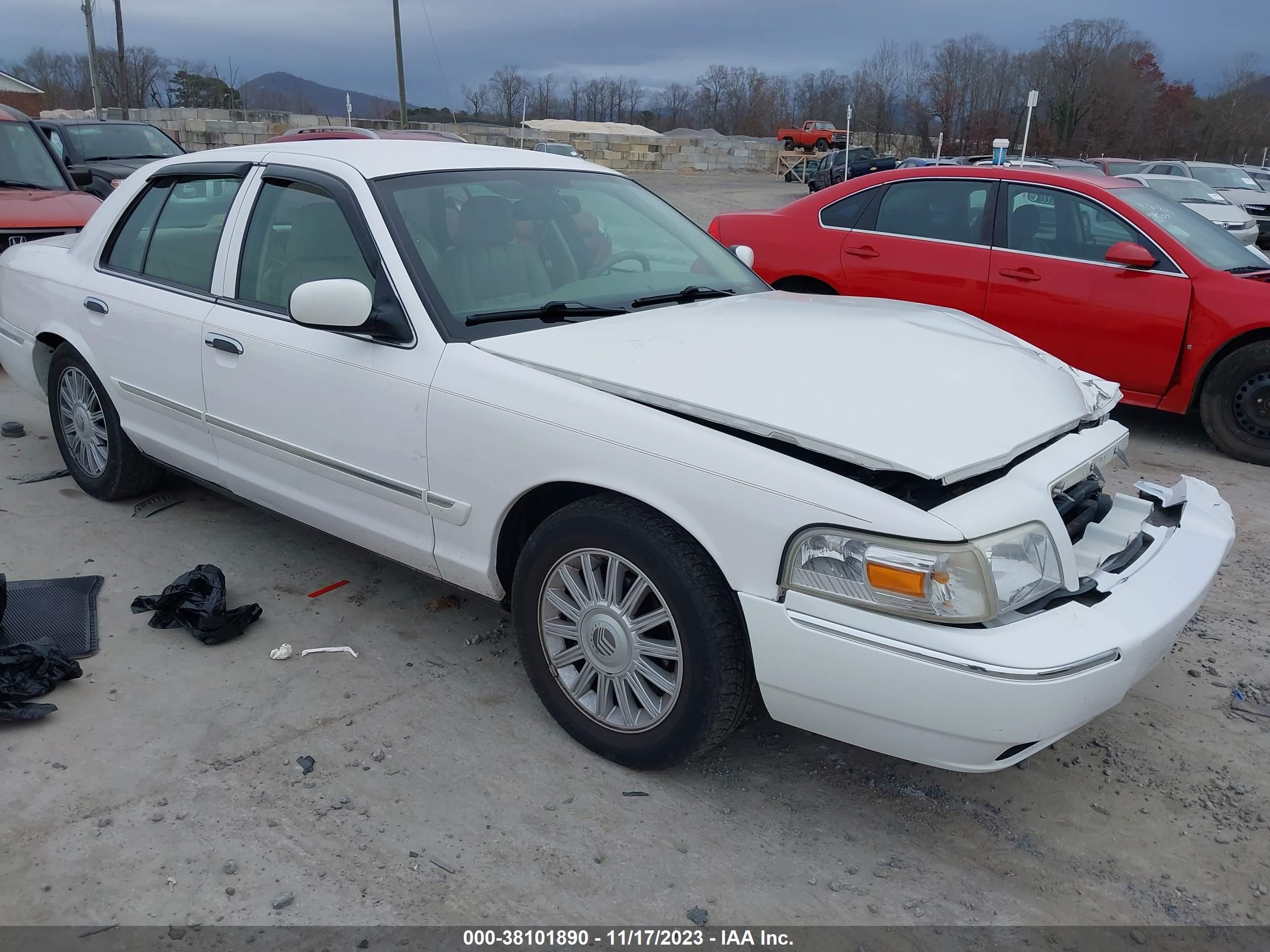 MERCURY GRAND MARQUIS 2008 2mefm75v68x655223