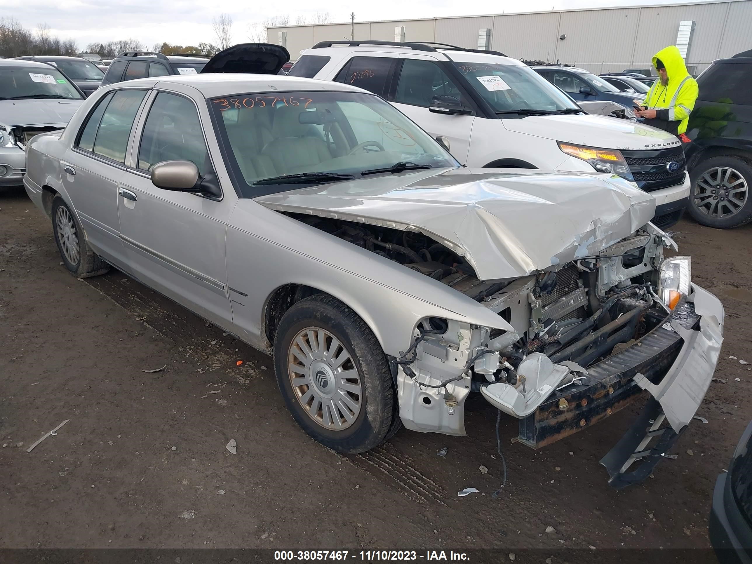 MERCURY GRAND MARQUIS 2008 2mefm75v78x627723