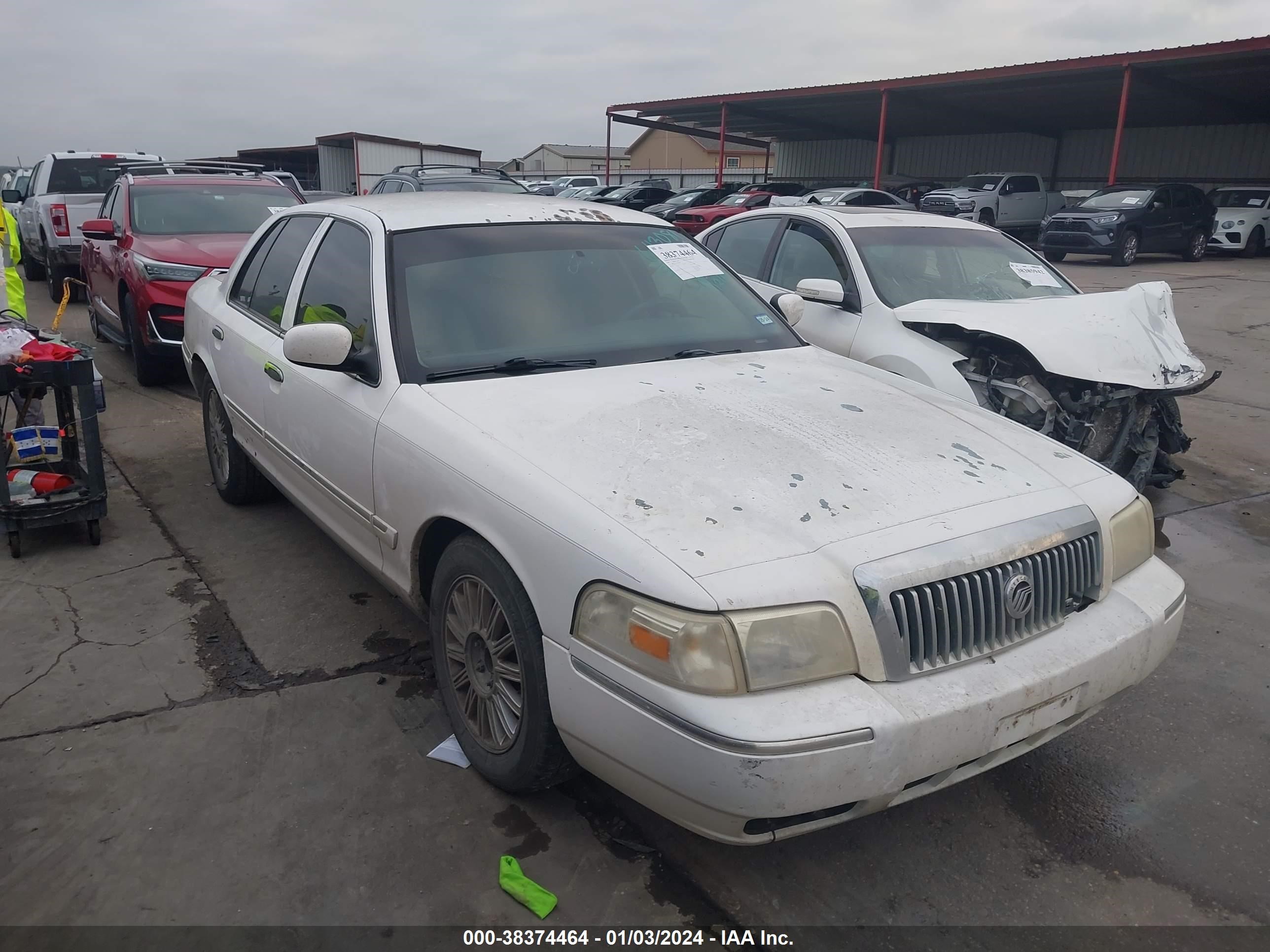 MERCURY GRAND MARQUIS 2008 2mefm75v78x643081