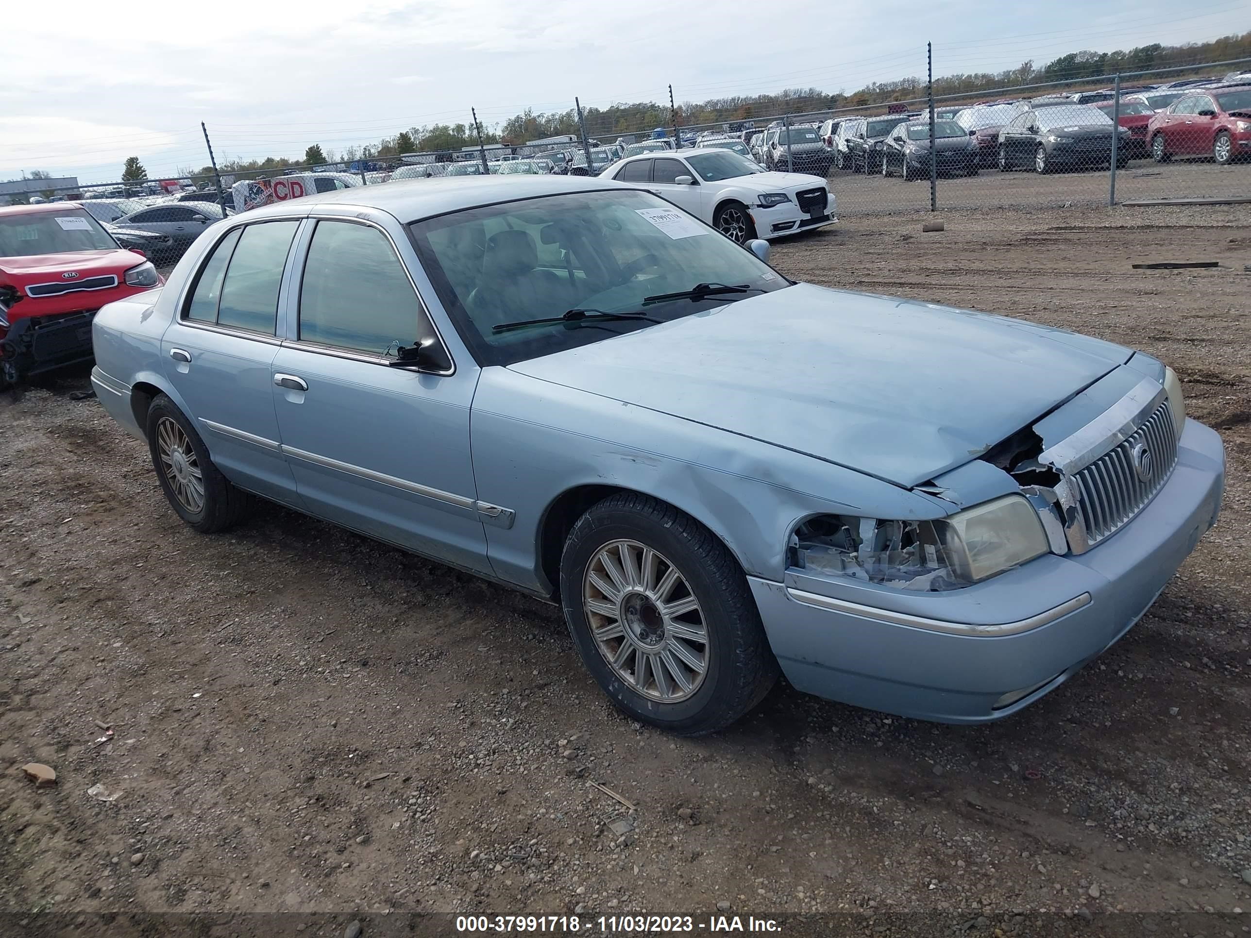 MERCURY GRAND MARQUIS 2008 2mefm75v78x645087