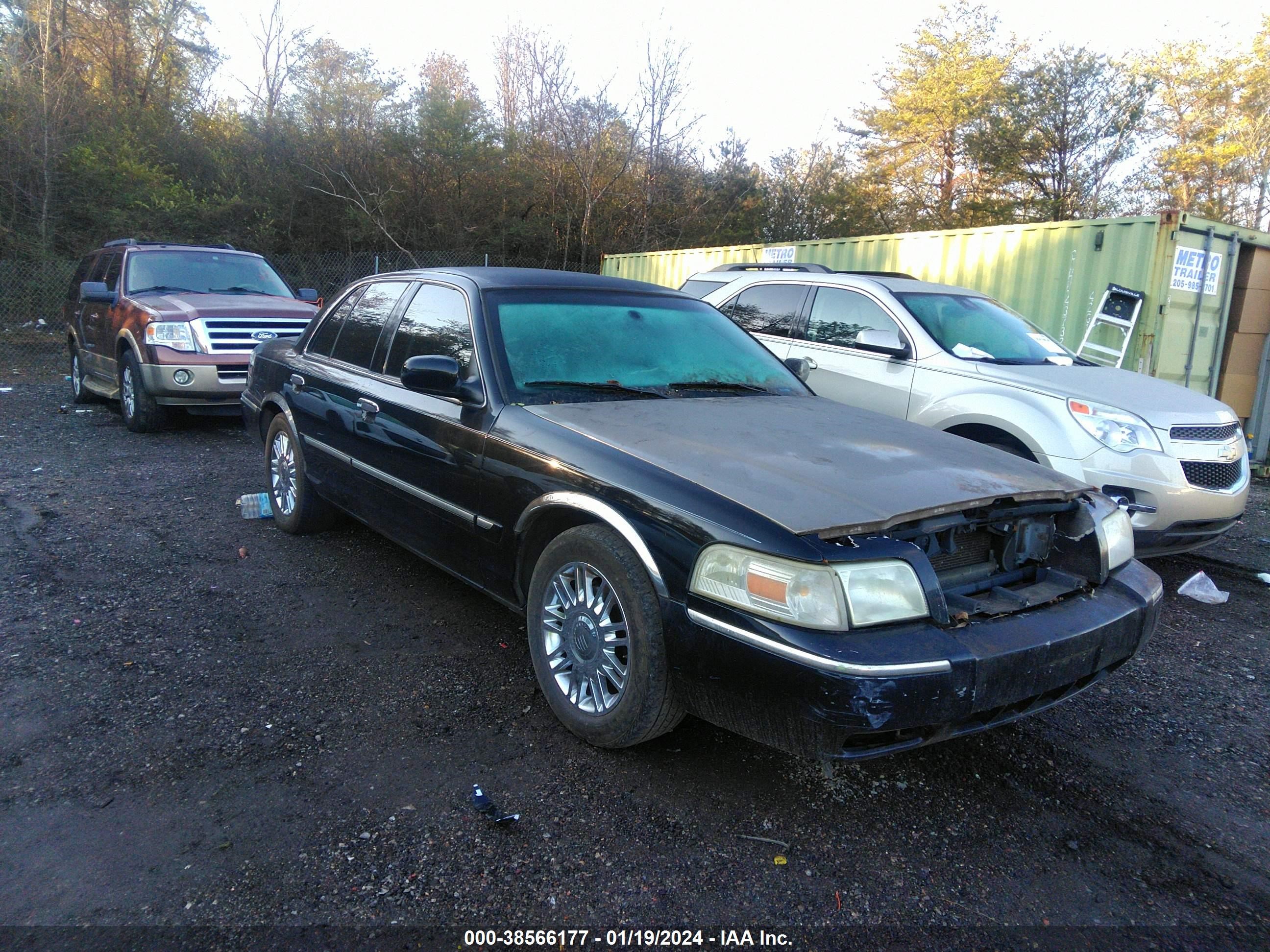 MERCURY GRAND MARQUIS 2008 2mefm75v88x639833