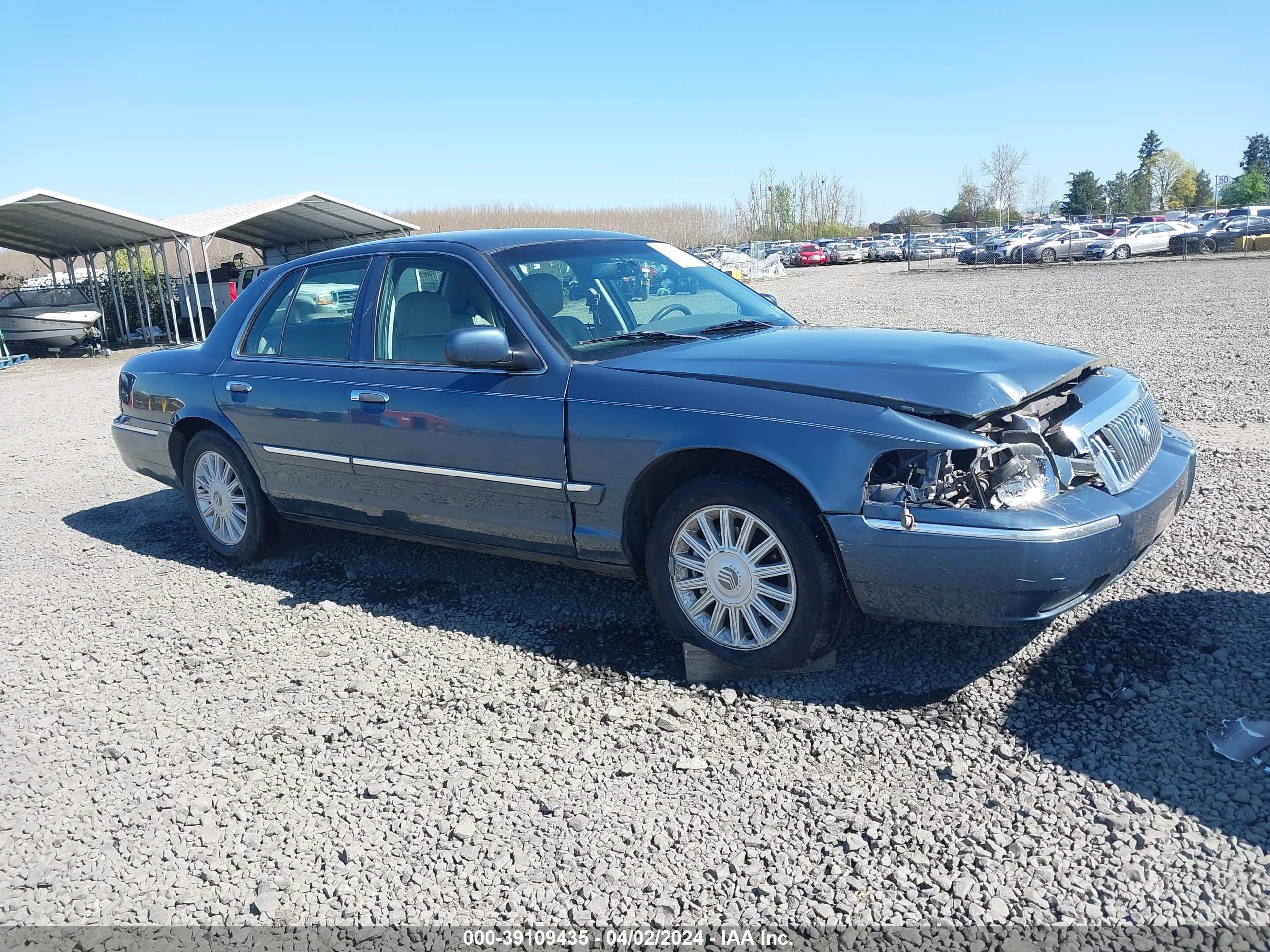 MERCURY GRAND MARQUIS 2008 2mefm75v98x661775