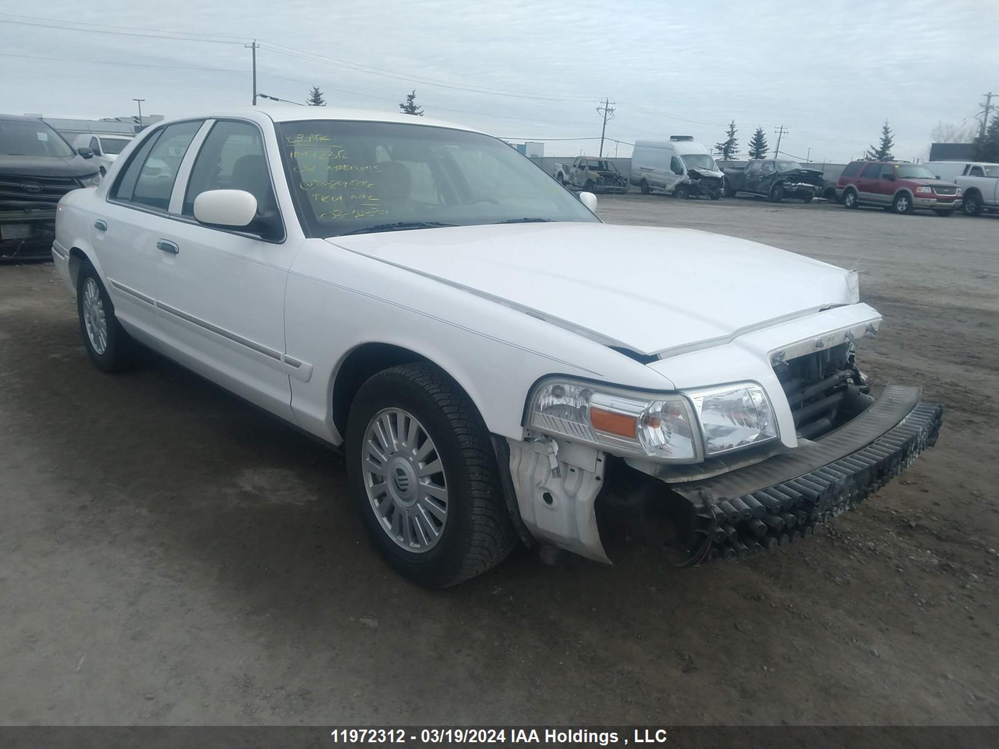 MERCURY GRAND MARQUIS 2008 2mefm75vx8x629546