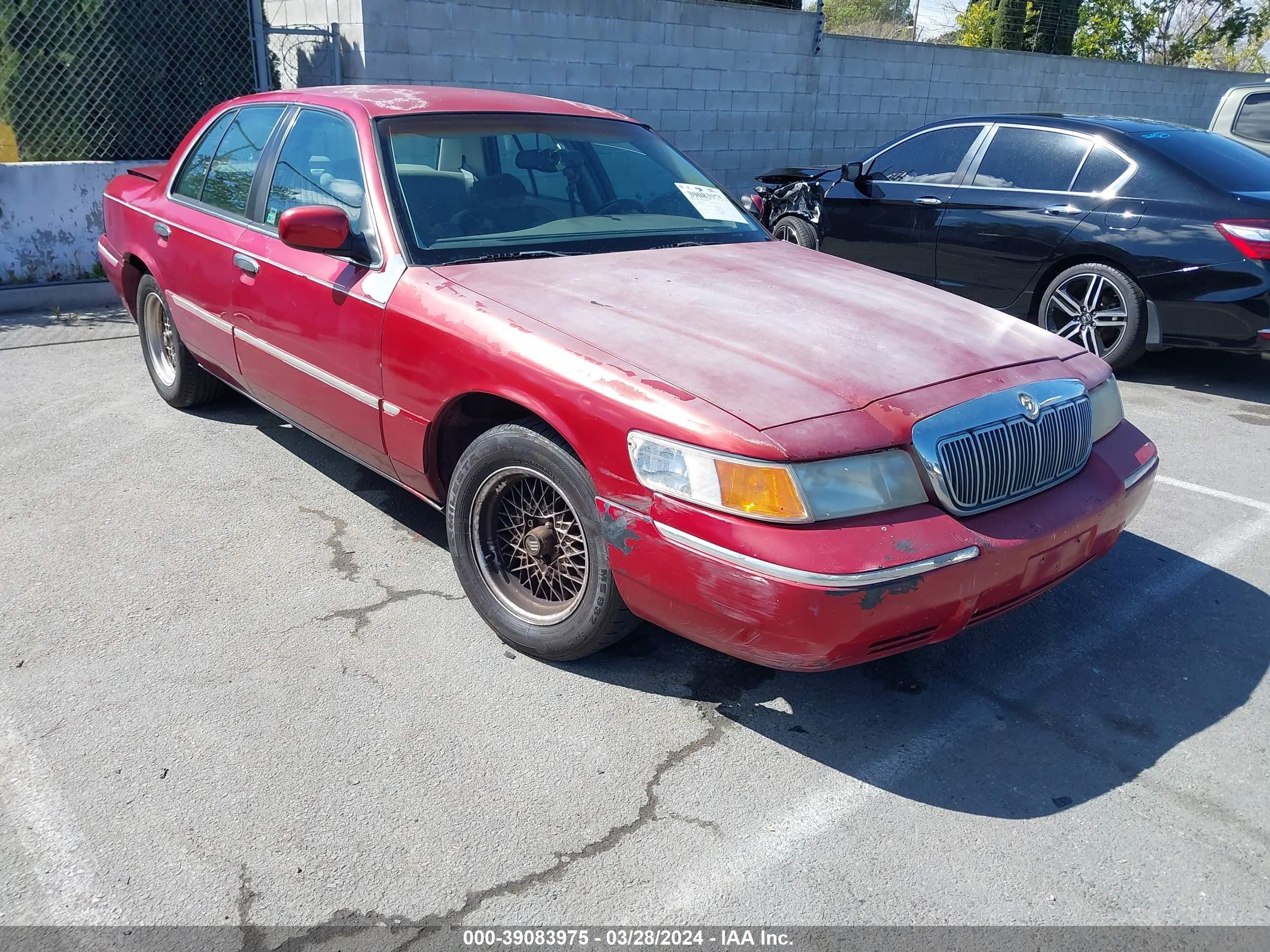 MERCURY GRAND MARQUIS 2001 2mefm75w01x714233