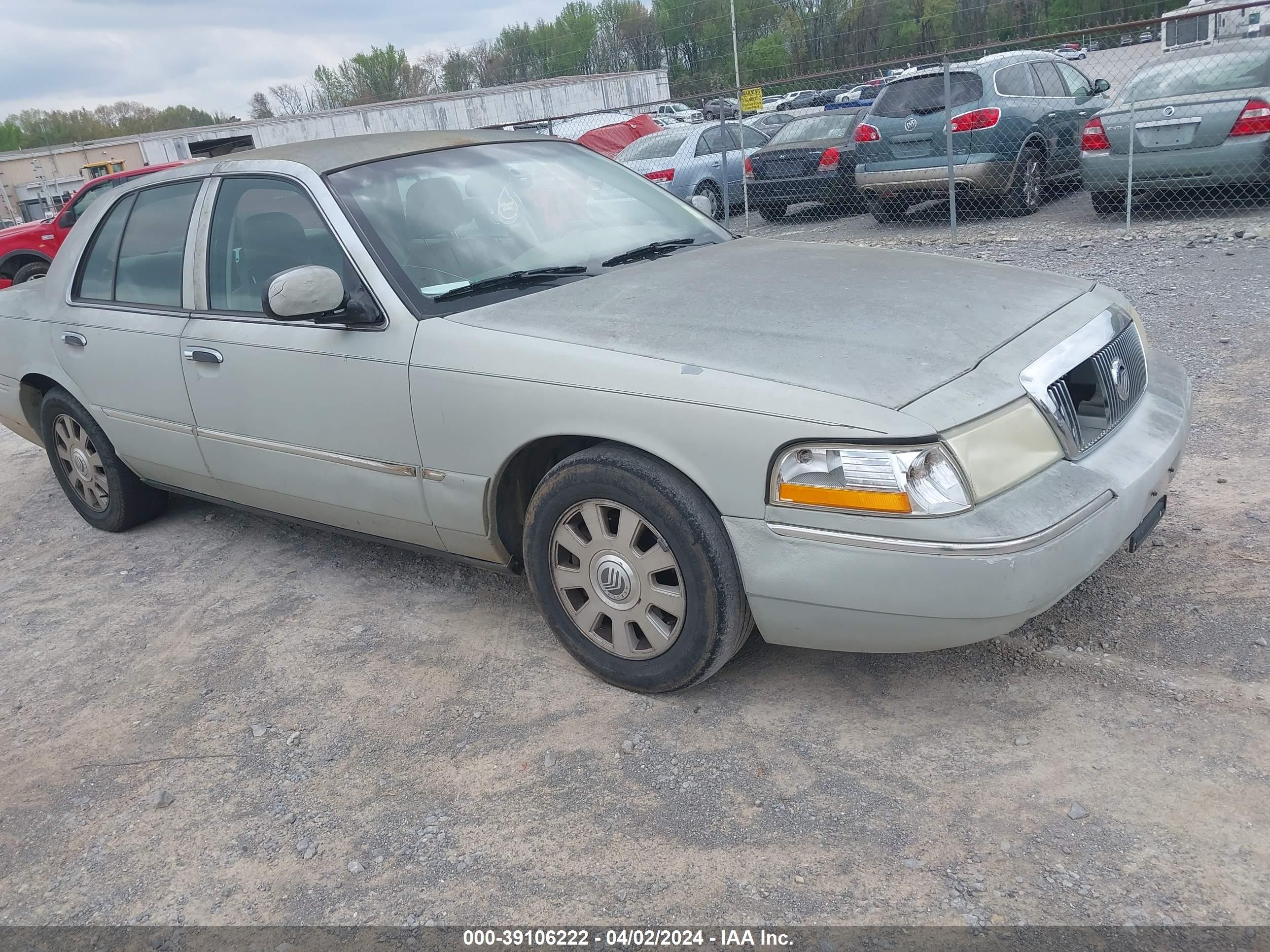 MERCURY GRAND MARQUIS 2004 2mefm75w04x662378