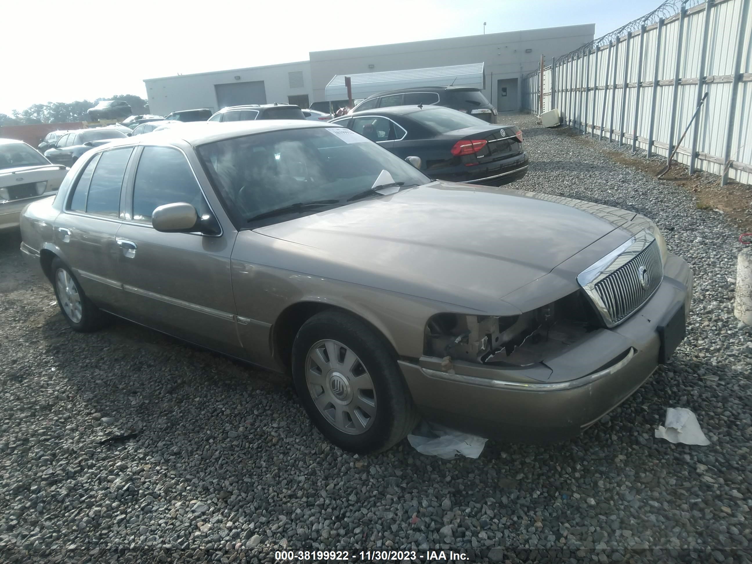 MERCURY GRAND MARQUIS 2003 2mefm75w23x682307