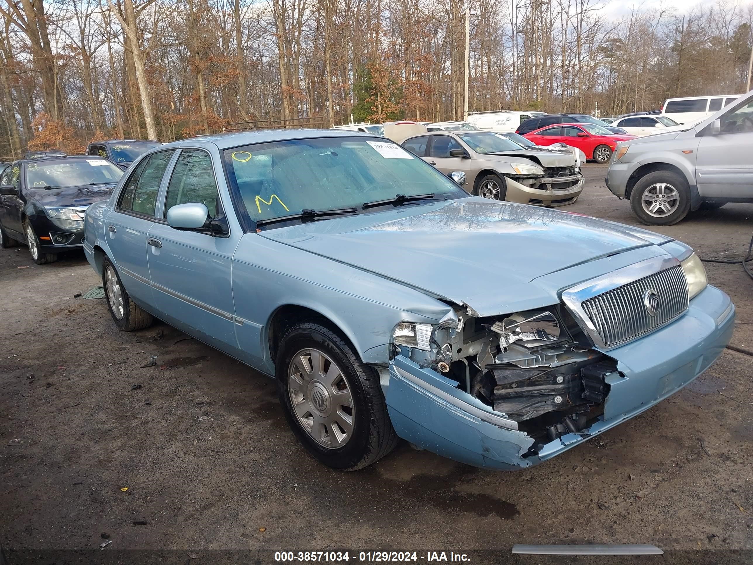 MERCURY GRAND MARQUIS 2003 2mefm75w83x677919