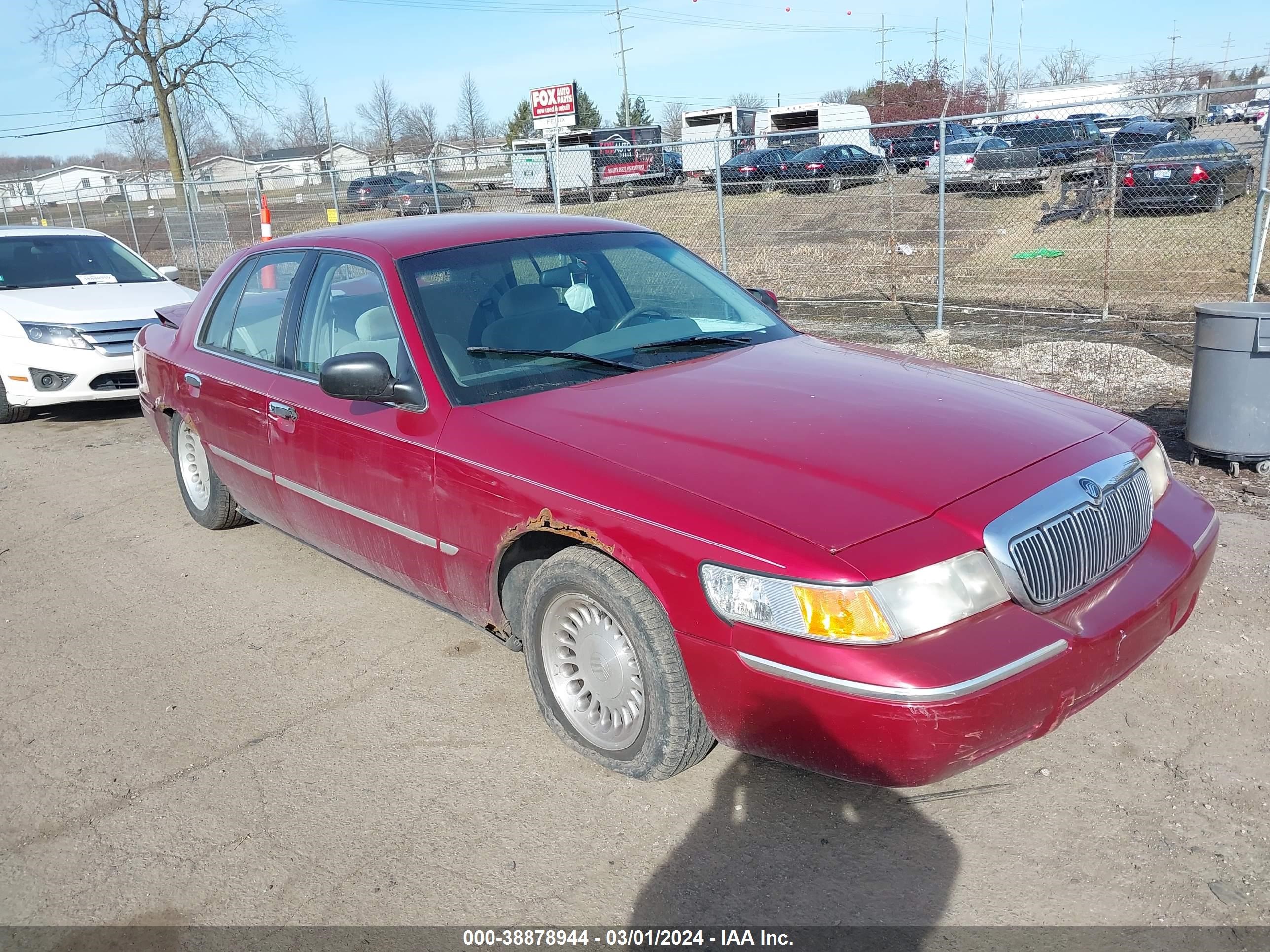 MERCURY GRAND MARQUIS 1998 2mefm75w9wx607091