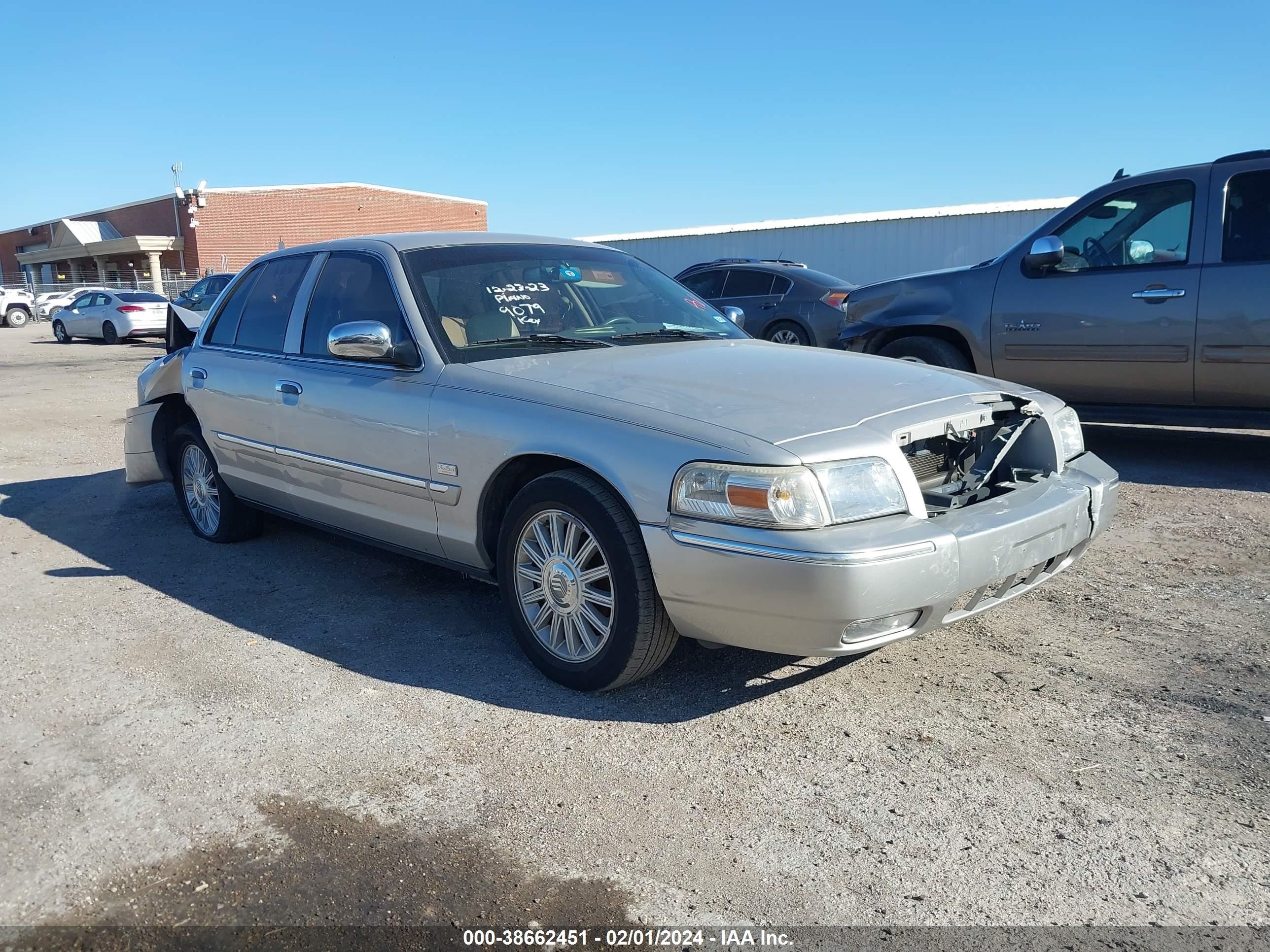 MERCURY GRAND MARQUIS 2008 2mehm75v48x629079