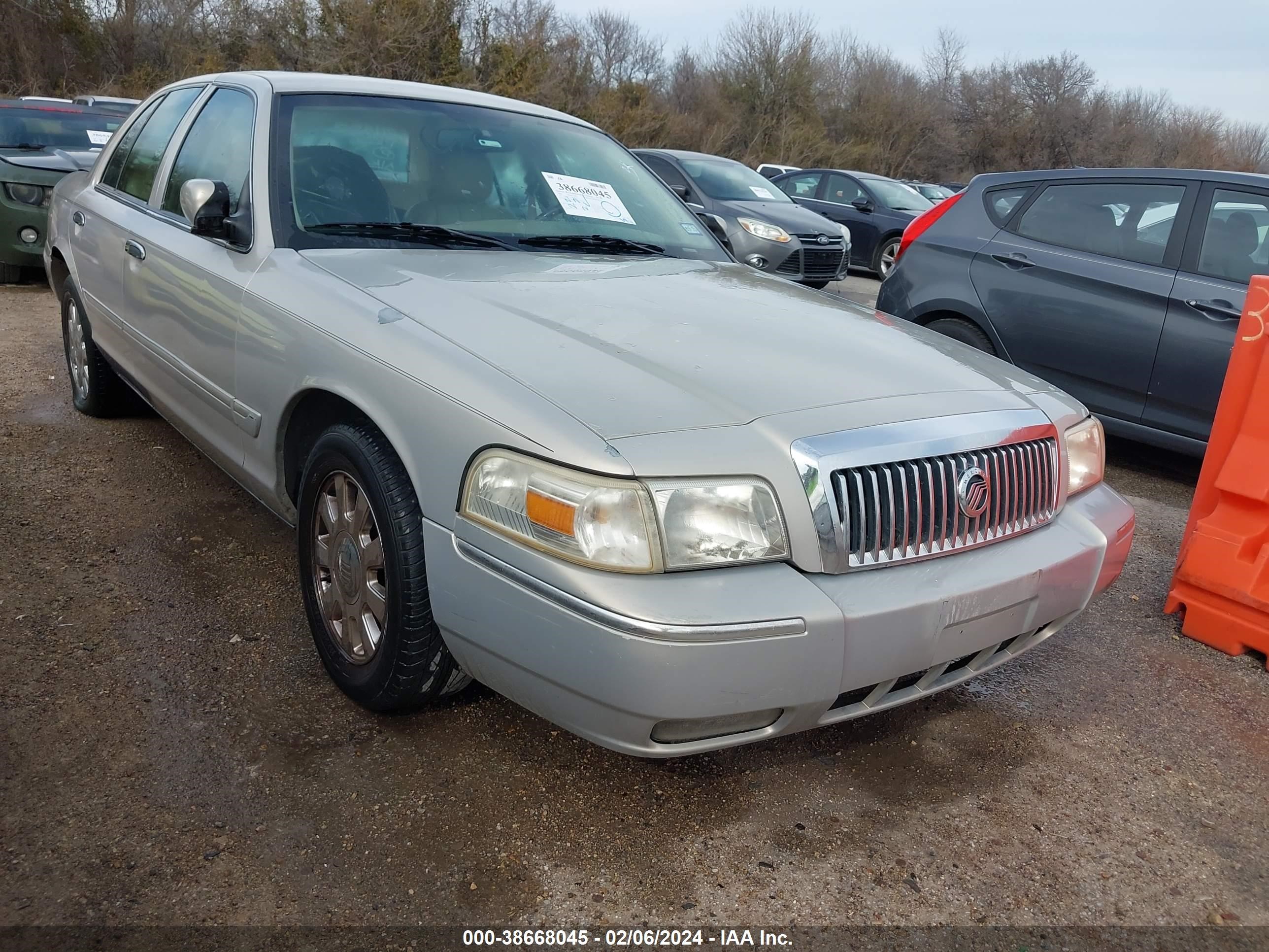 MERCURY GRAND MARQUIS 2008 2mehm75v68x624353