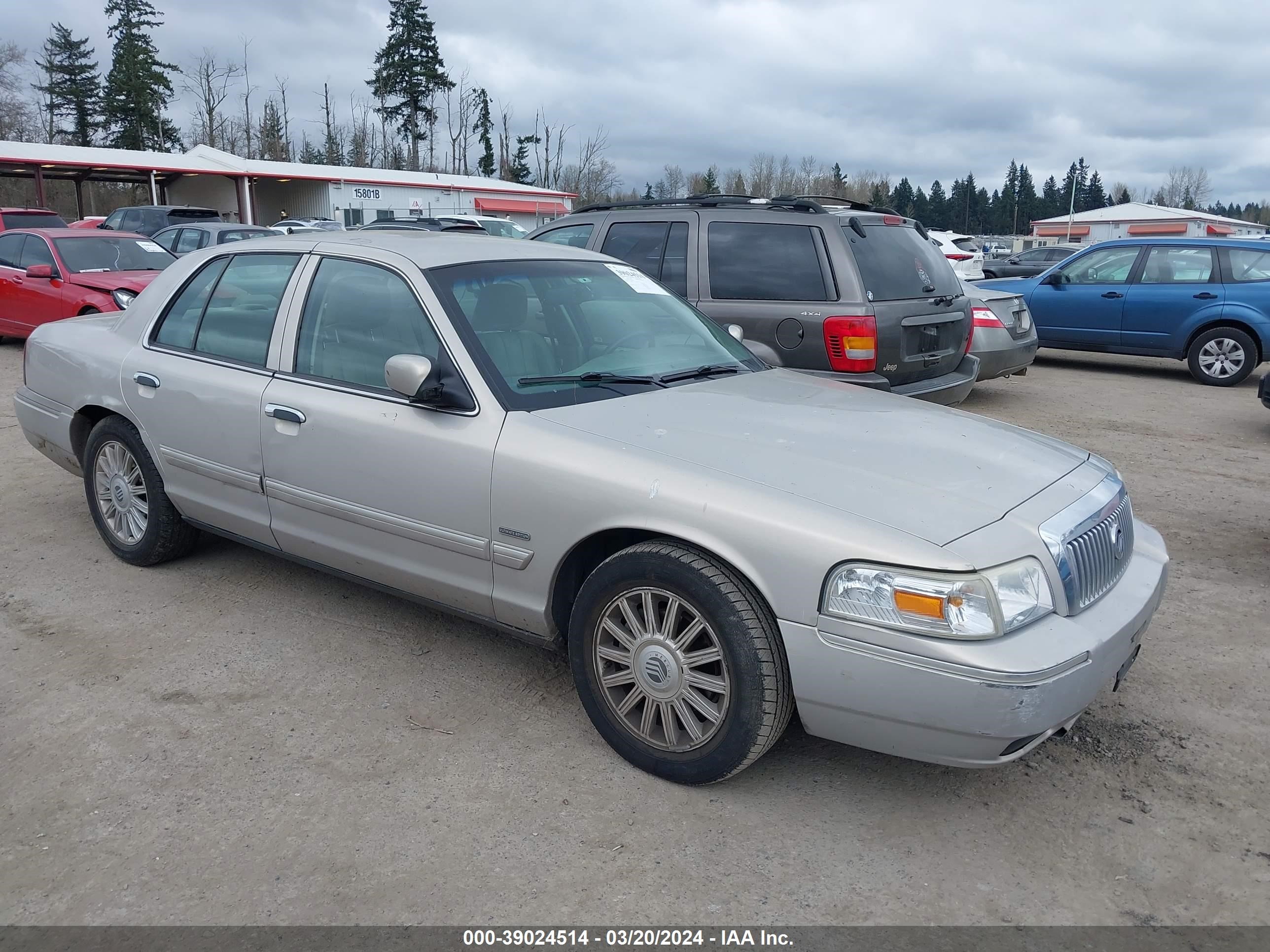 MERCURY GRAND MARQUIS 2009 2mehm75v89x609497