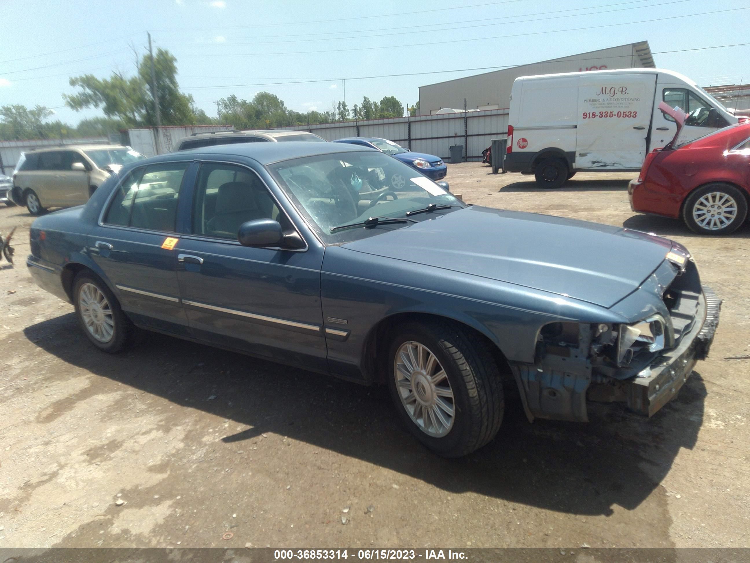 MERCURY GRAND MARQUIS 2009 2mehm75v99x624400