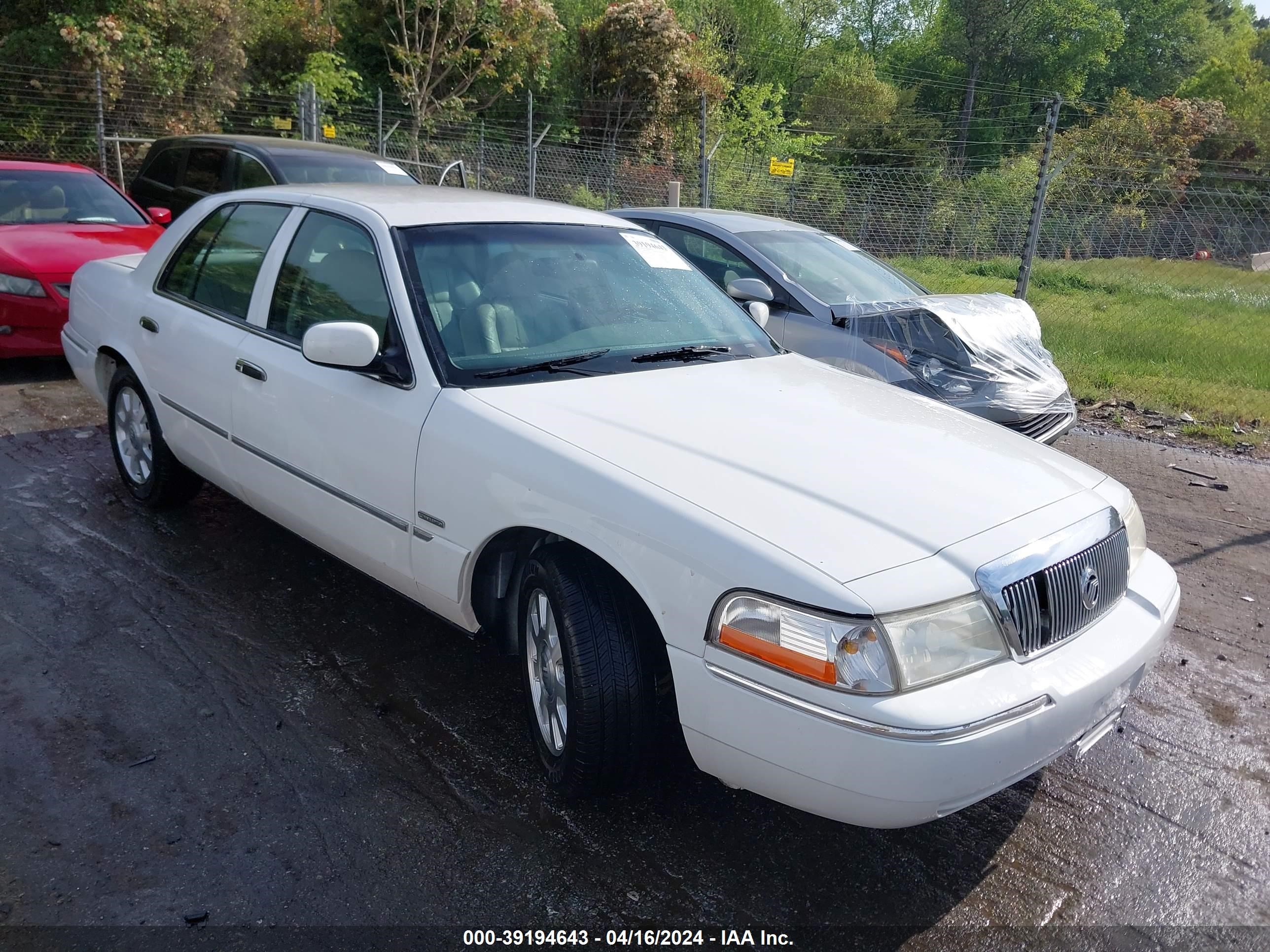 MERCURY GRAND MARQUIS 2003 2mehm75w43x699103