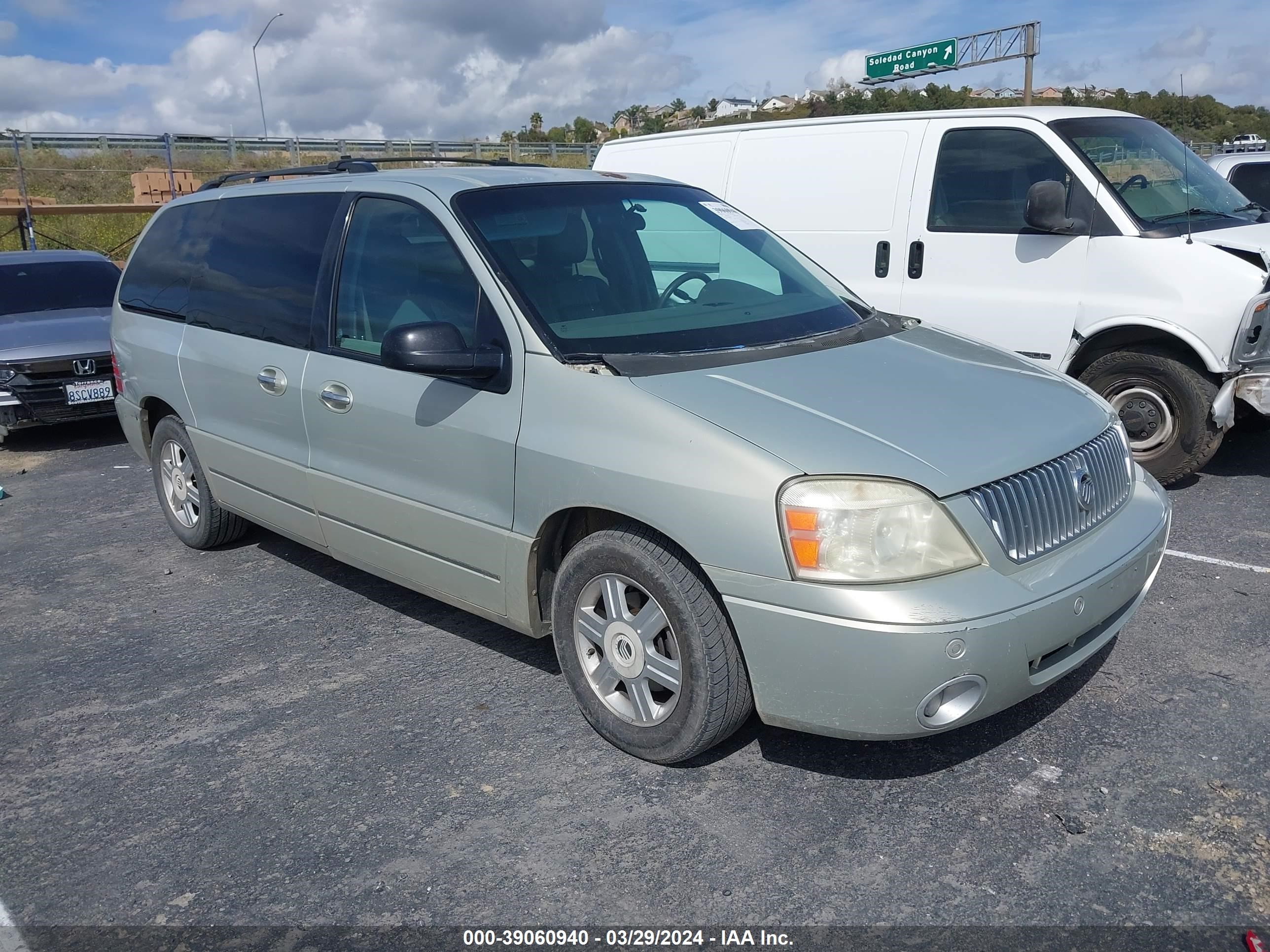 MERCURY MONTEREY 2004 2mrda20224bj08438