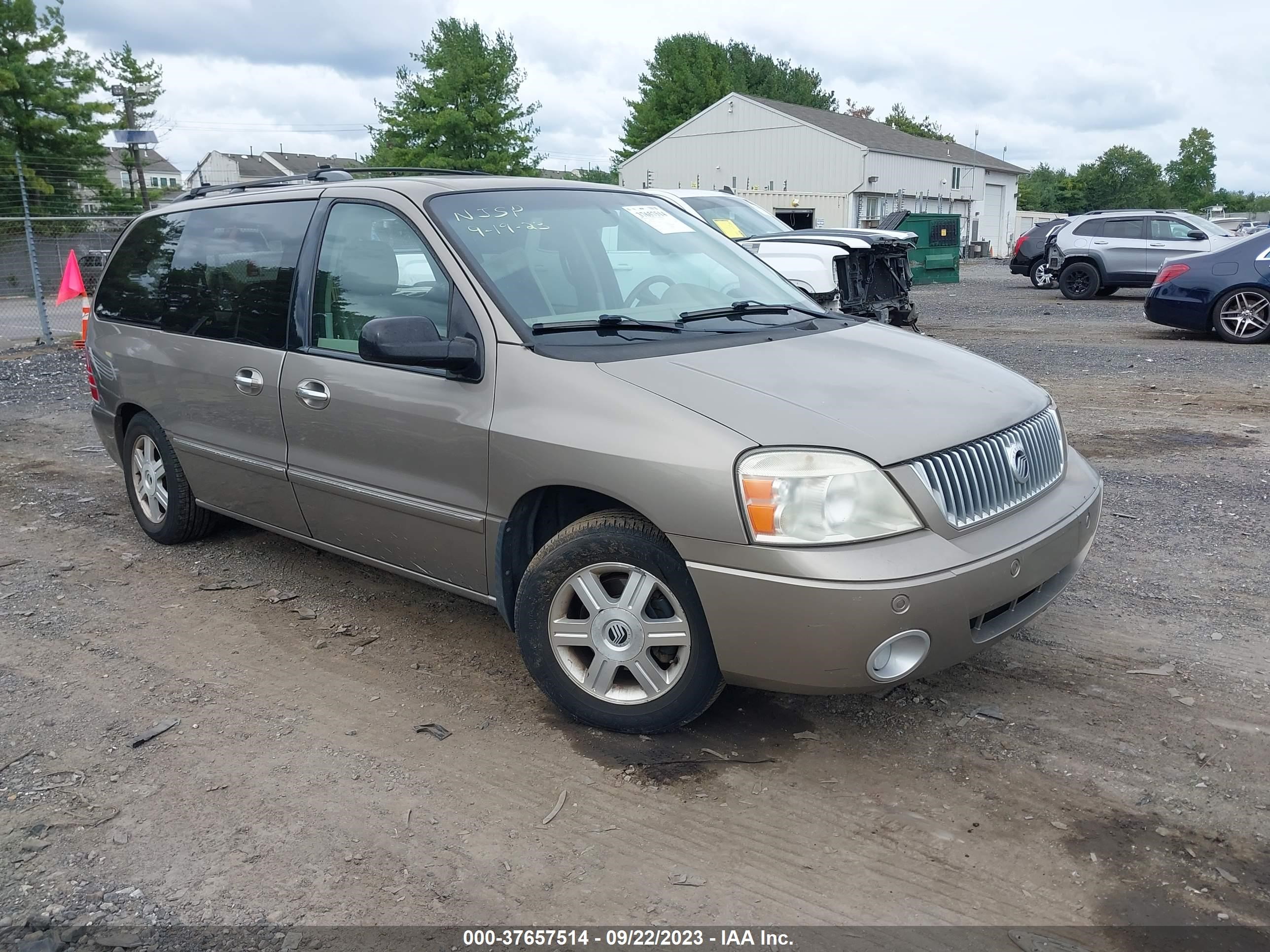 MERCURY MONTEREY 2005 2mrda22235bj02341