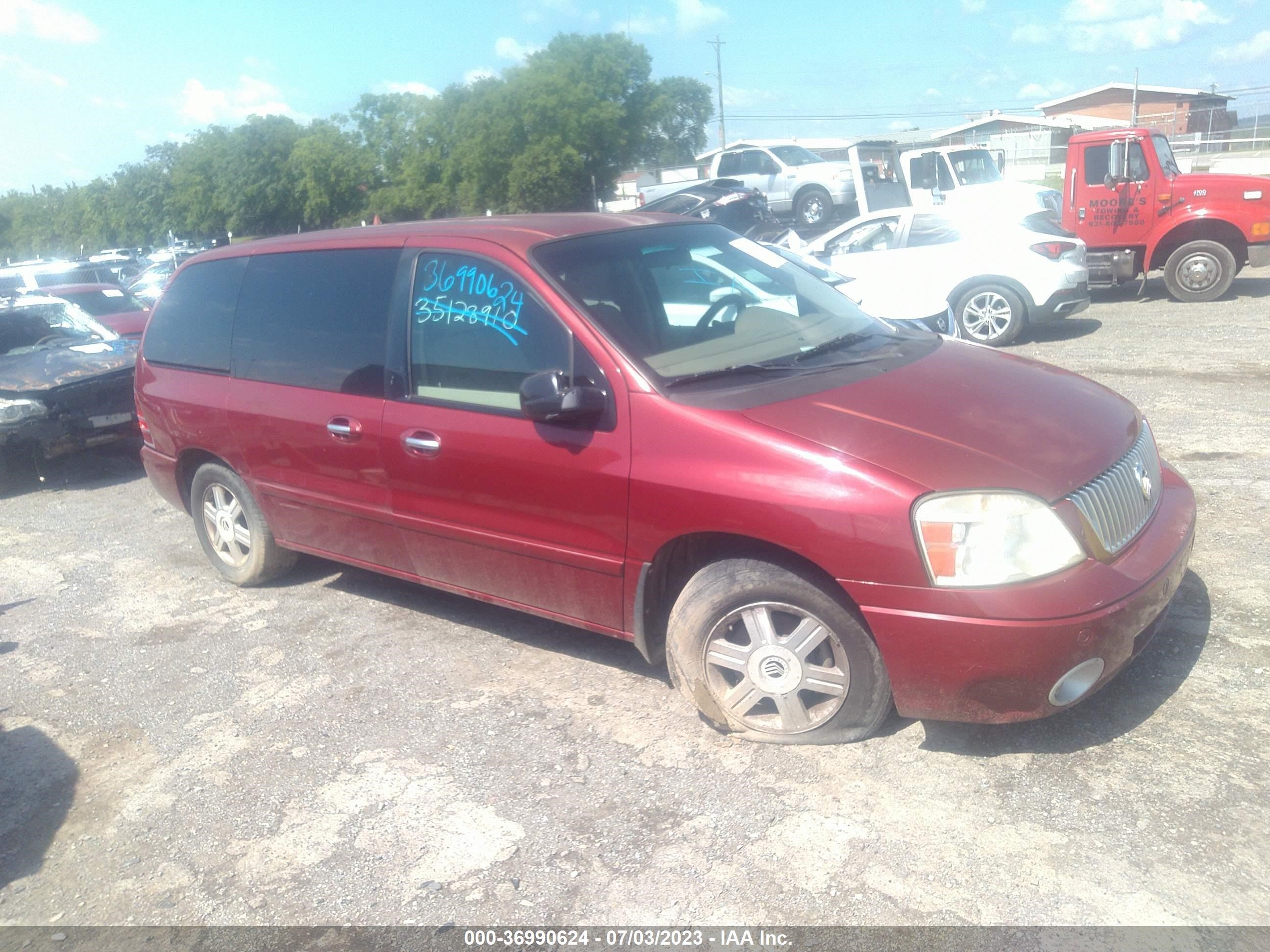 MERCURY MONTEREY 2005 2mrza21265bj05080