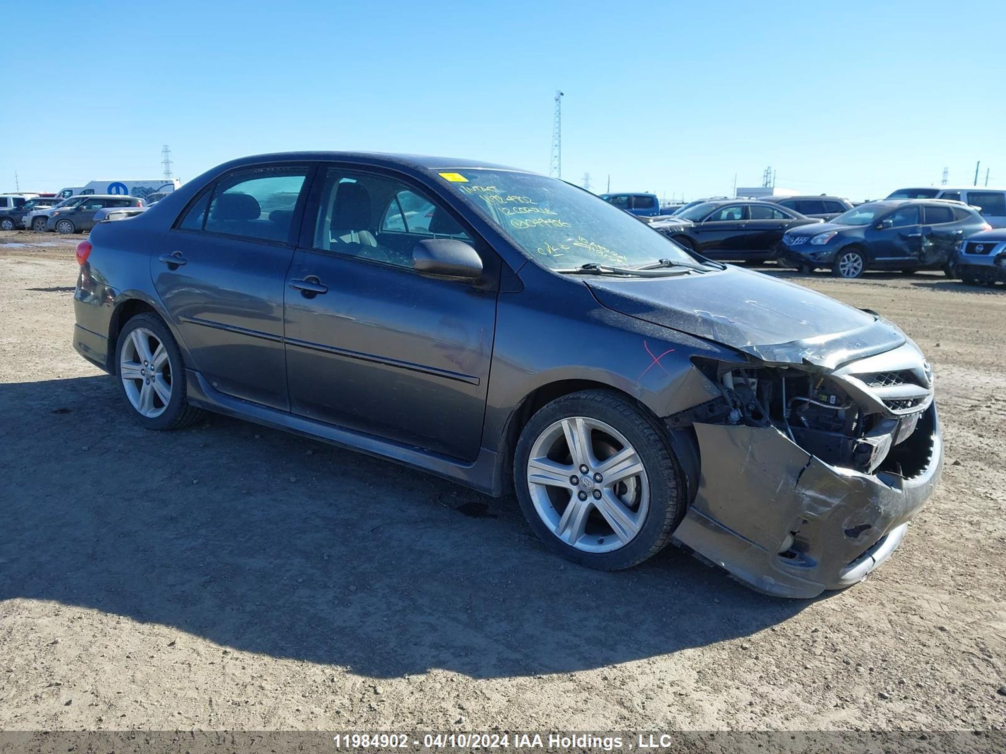 TOYOTA COROLLA 2012 2t1be4ee7cc049406