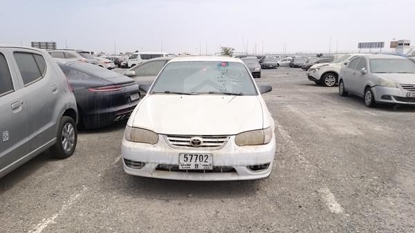 TOYOTA COROLLA 2001 2t1br12e01c830000