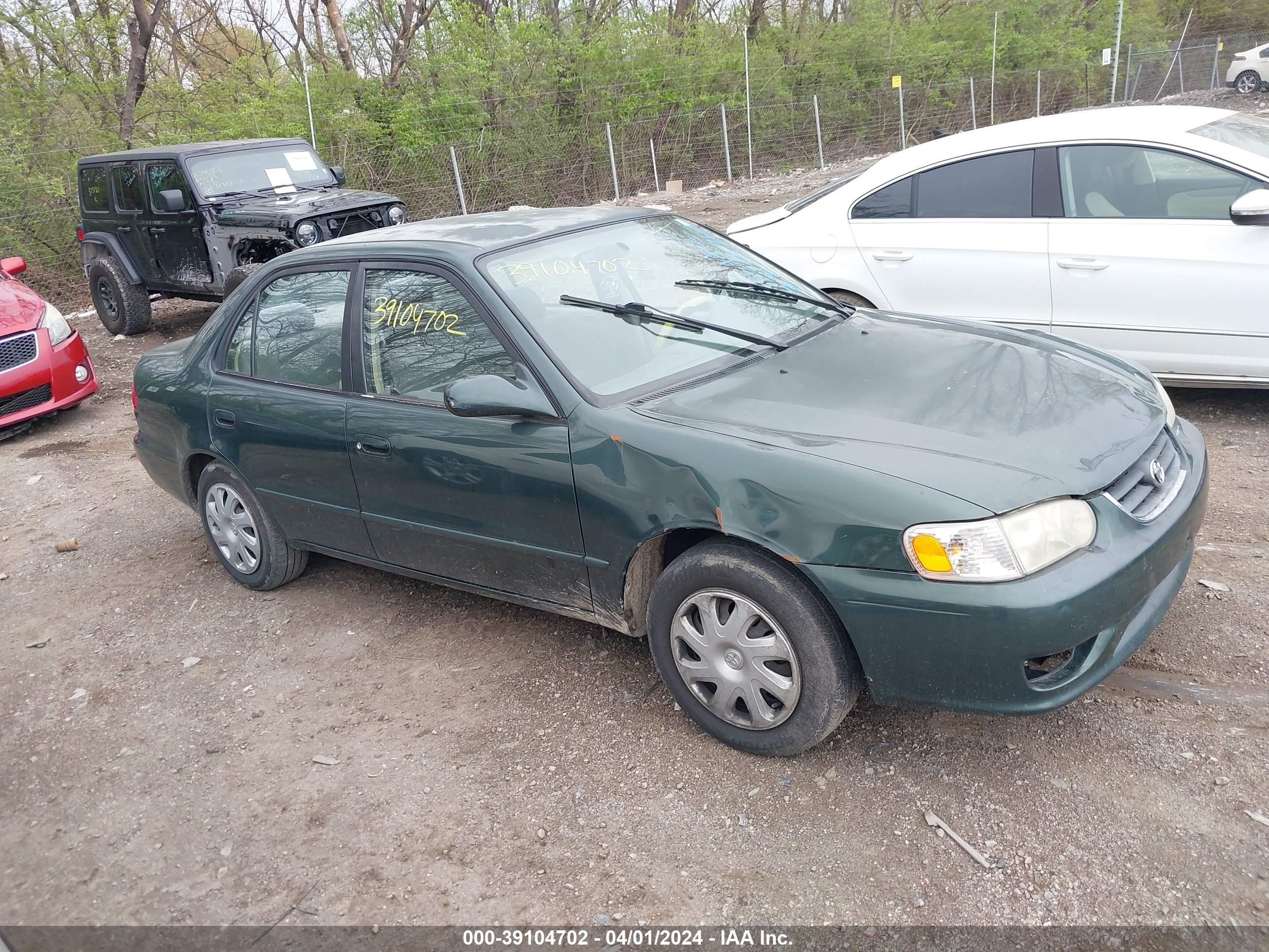 TOYOTA COROLLA 2001 2t1br12e11c447327