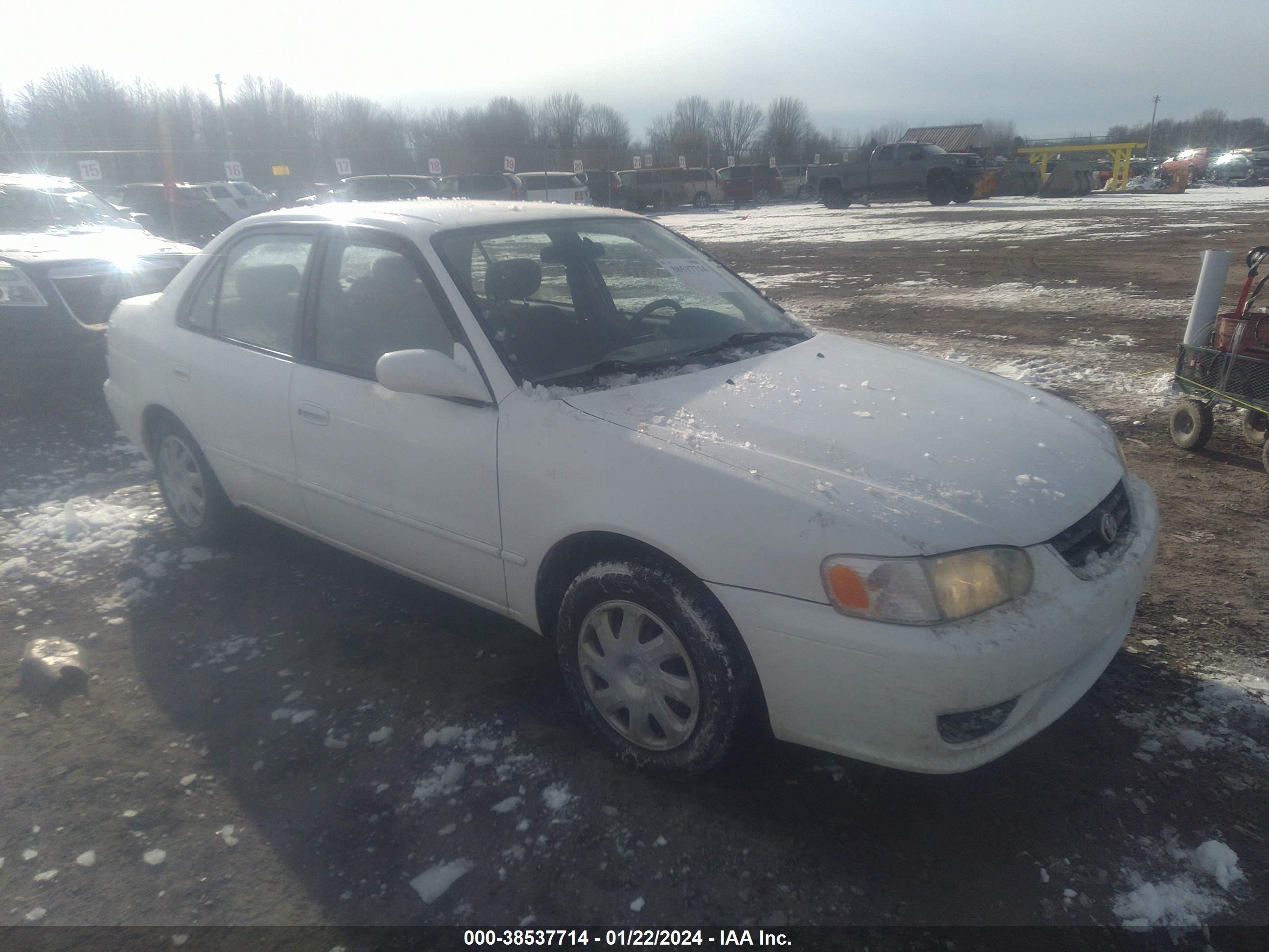 TOYOTA COROLLA 2001 2t1br12e11c496642