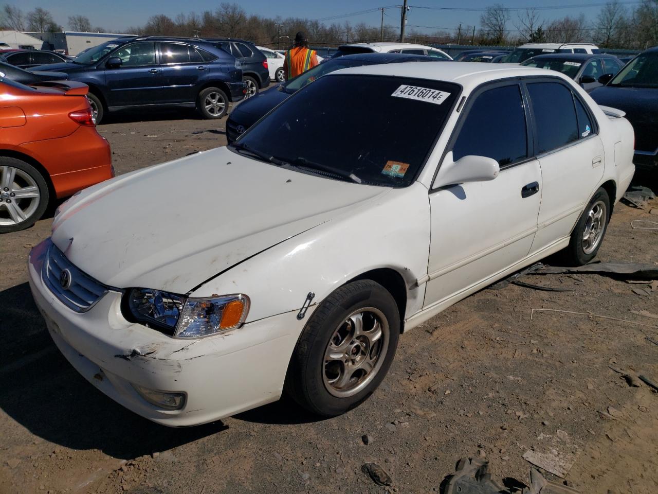 TOYOTA COROLLA 2002 2t1br12e12c580722