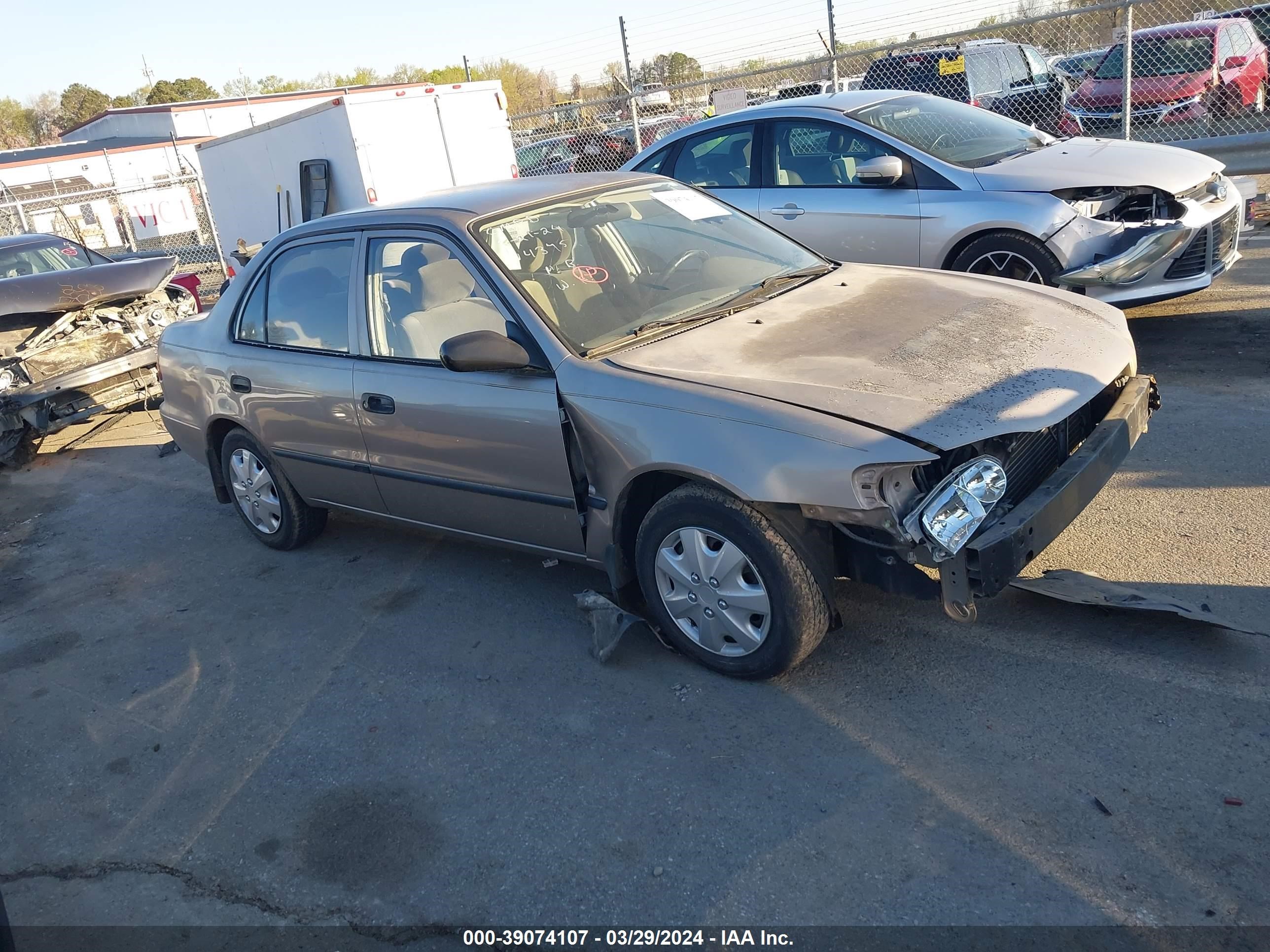 TOYOTA COROLLA 2002 2t1br12e22c864375