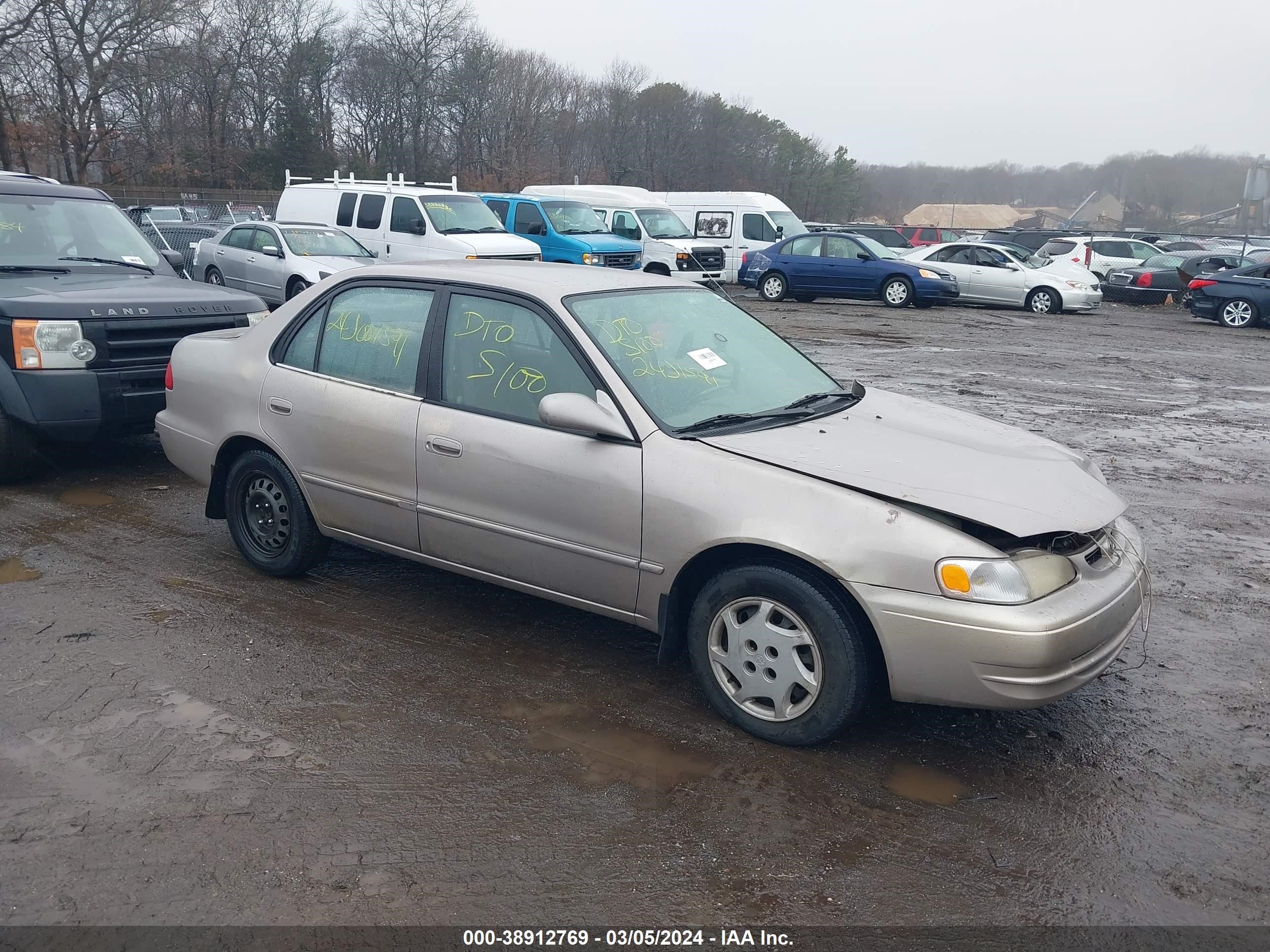 TOYOTA COROLLA 2000 2t1br12e2yc324906