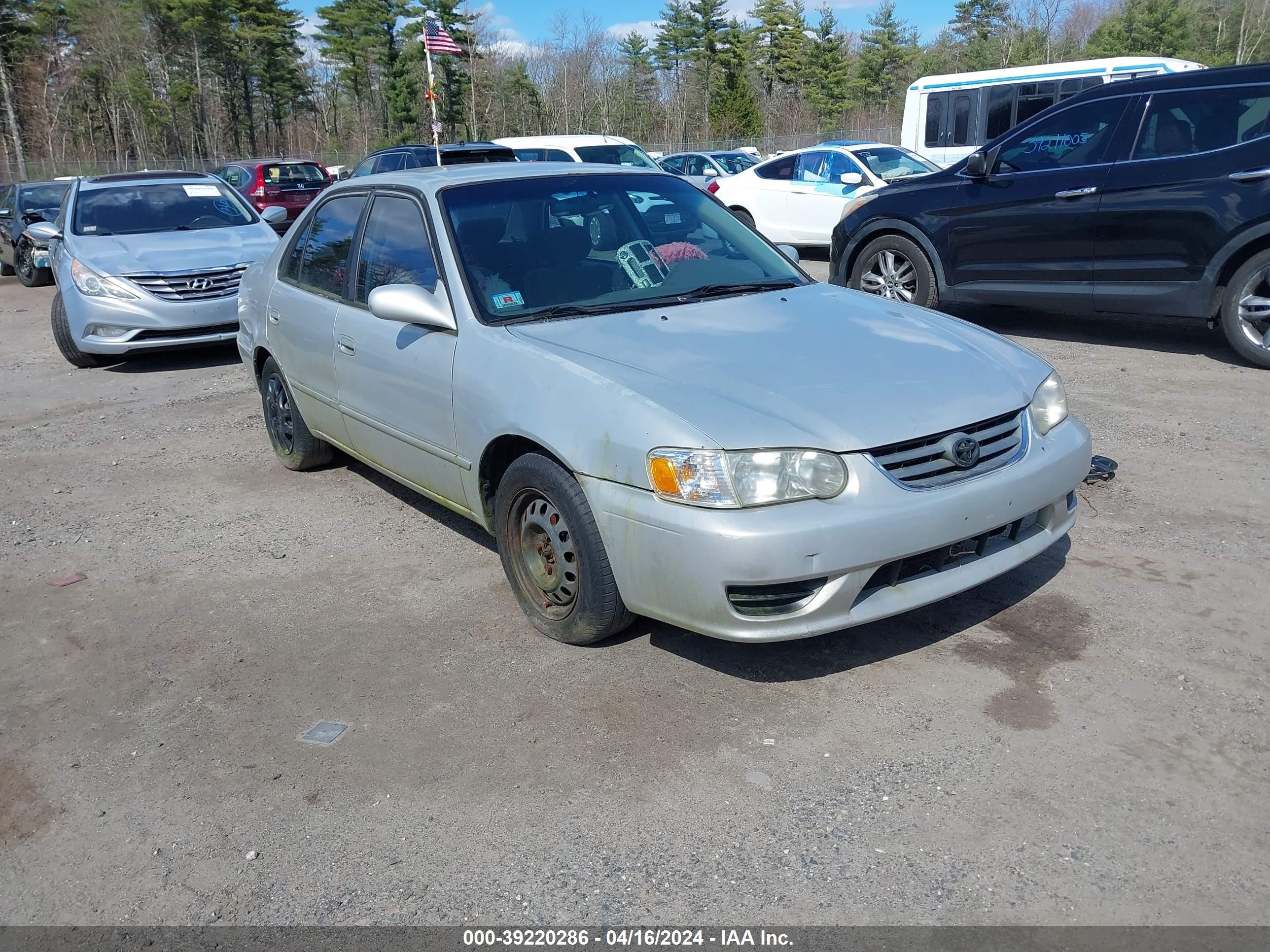 TOYOTA COROLLA 2001 2t1br12e31c420761