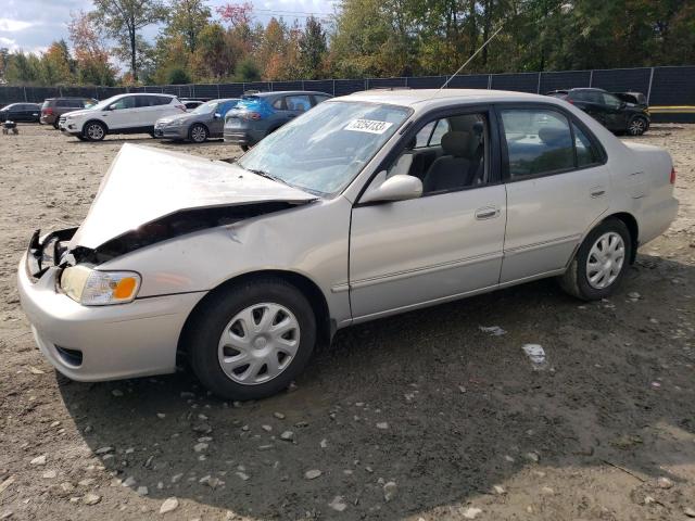 TOYOTA COROLLA 2001 2t1br12e31c509438