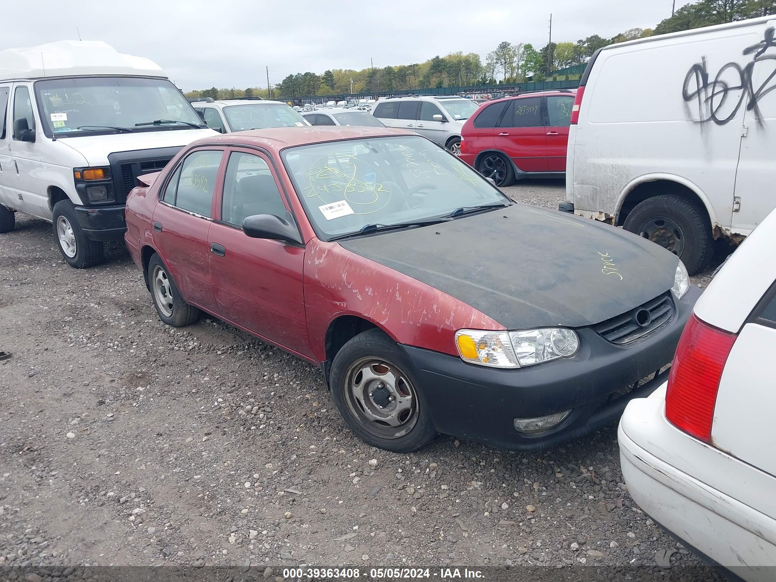 TOYOTA COROLLA 2002 2t1br12e32c574632