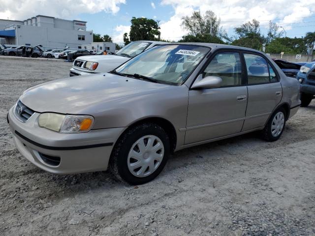 TOYOTA COROLLA 2001 2t1br12e41c440582