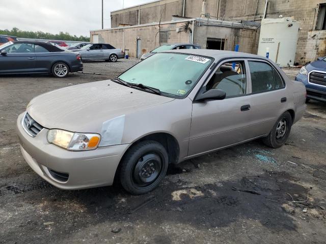 TOYOTA COROLLA CE 2002 2t1br12e42c555104